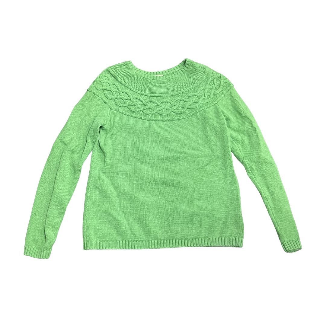 Talbots Long Sleeve Crewneck Cable Knit Pullover Sweater Fair Isle Size S / US 4 / IT 40 - 1 Thumbnail