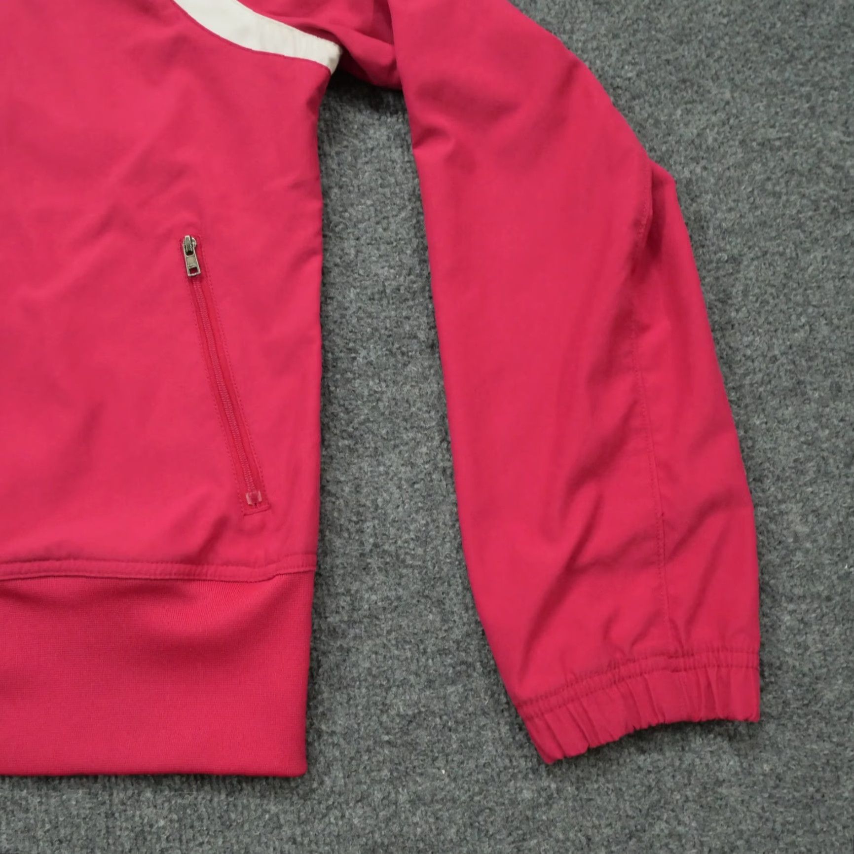 Nike Nike Jacket Womens M Pink Full Zip Lightweight Windbreaker Athletic Track Size M / US 6-8 / IT 42-44 - 4 Thumbnail