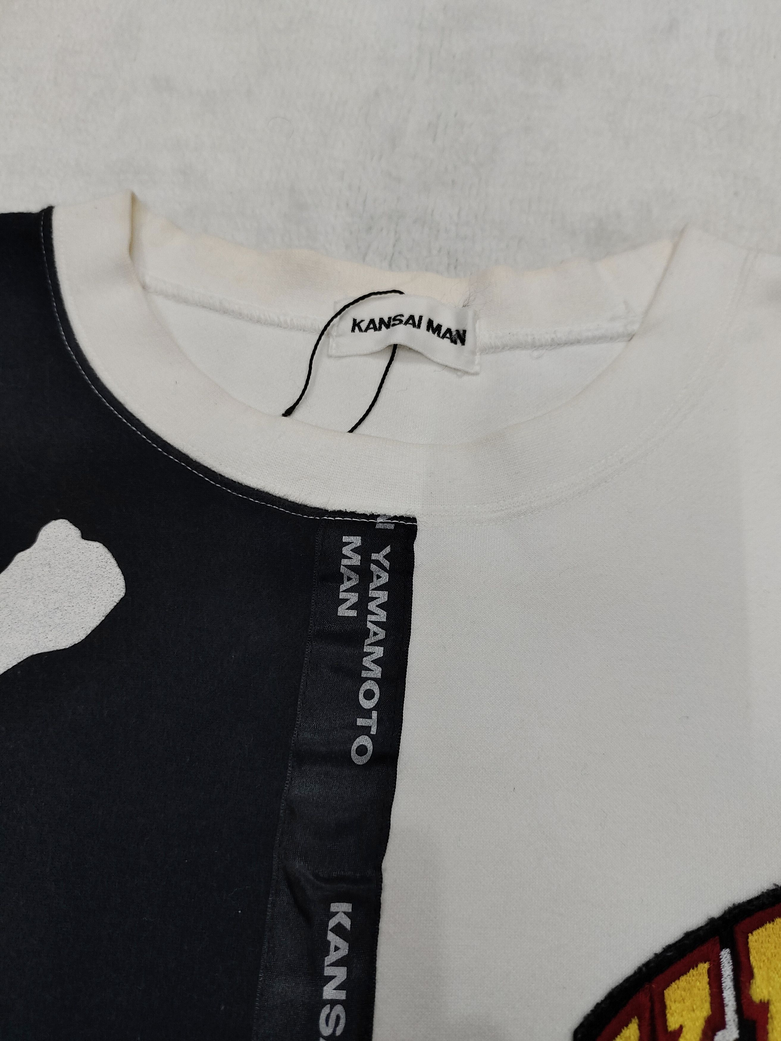 Kansai Yamamoto 90s Kansai Man Archive Patchwork Logo Tape Graphic Sweatshit Size US M / EU 48-50 / 2 - 5 Thumbnail