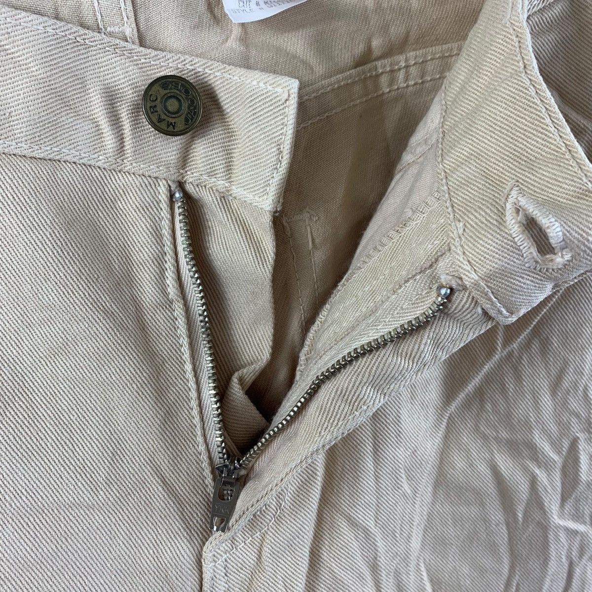 Designer × Marc Jacobs MARC JACOBS Beige colour jeans Size US 31 - 12 Thumbnail