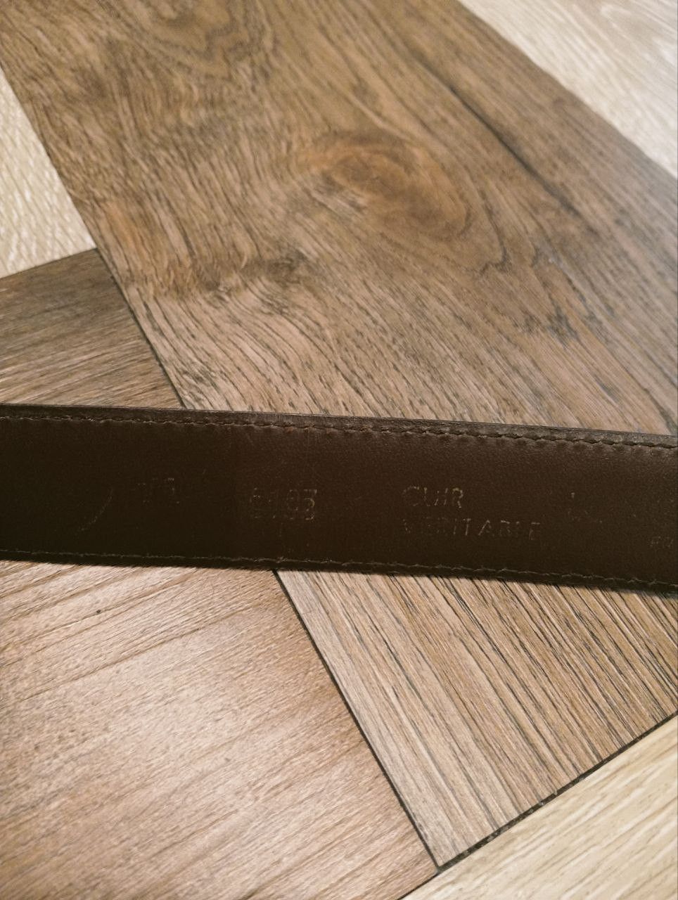 Longchamp VINTAGE LONGCHAMP MONOGRAM LEATHER BELT Size ONE SIZE - 6 Thumbnail