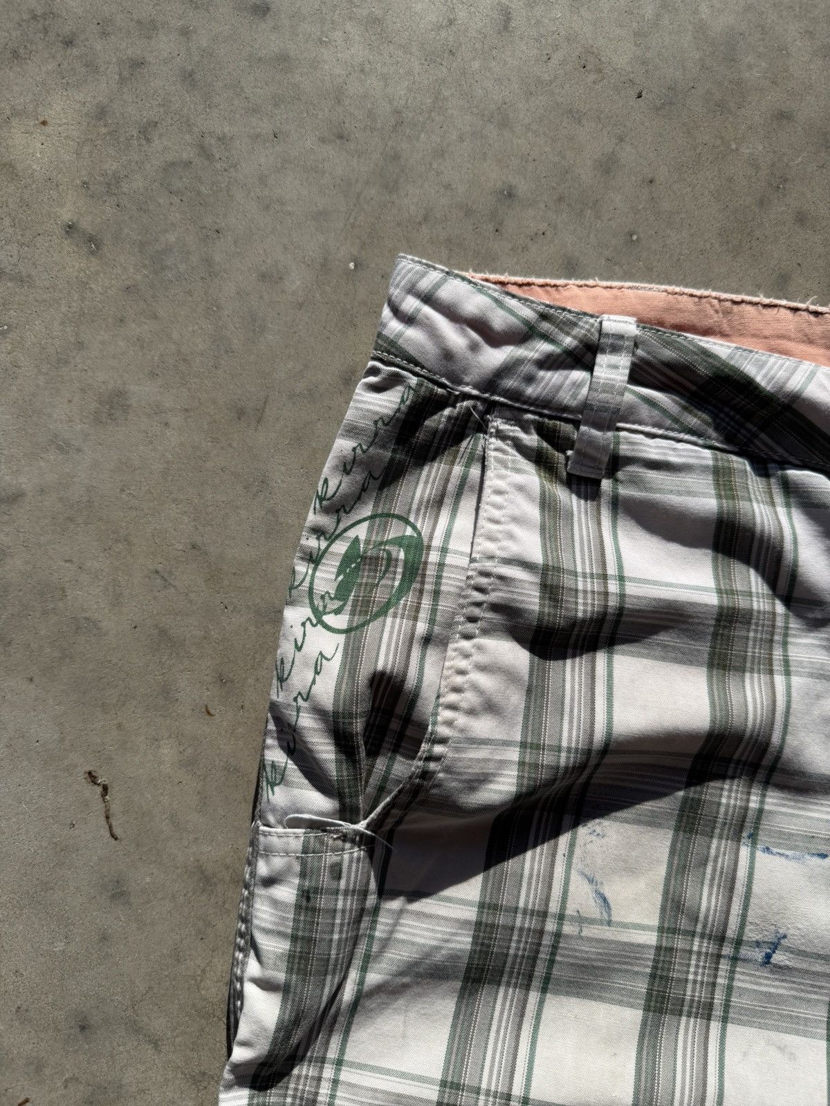 Quiksilver × Vintage Crazy Vintage Quiksilver 90s Surf Billabong Shorts Plaid Size US 38 / EU 54 - 4 Thumbnail
