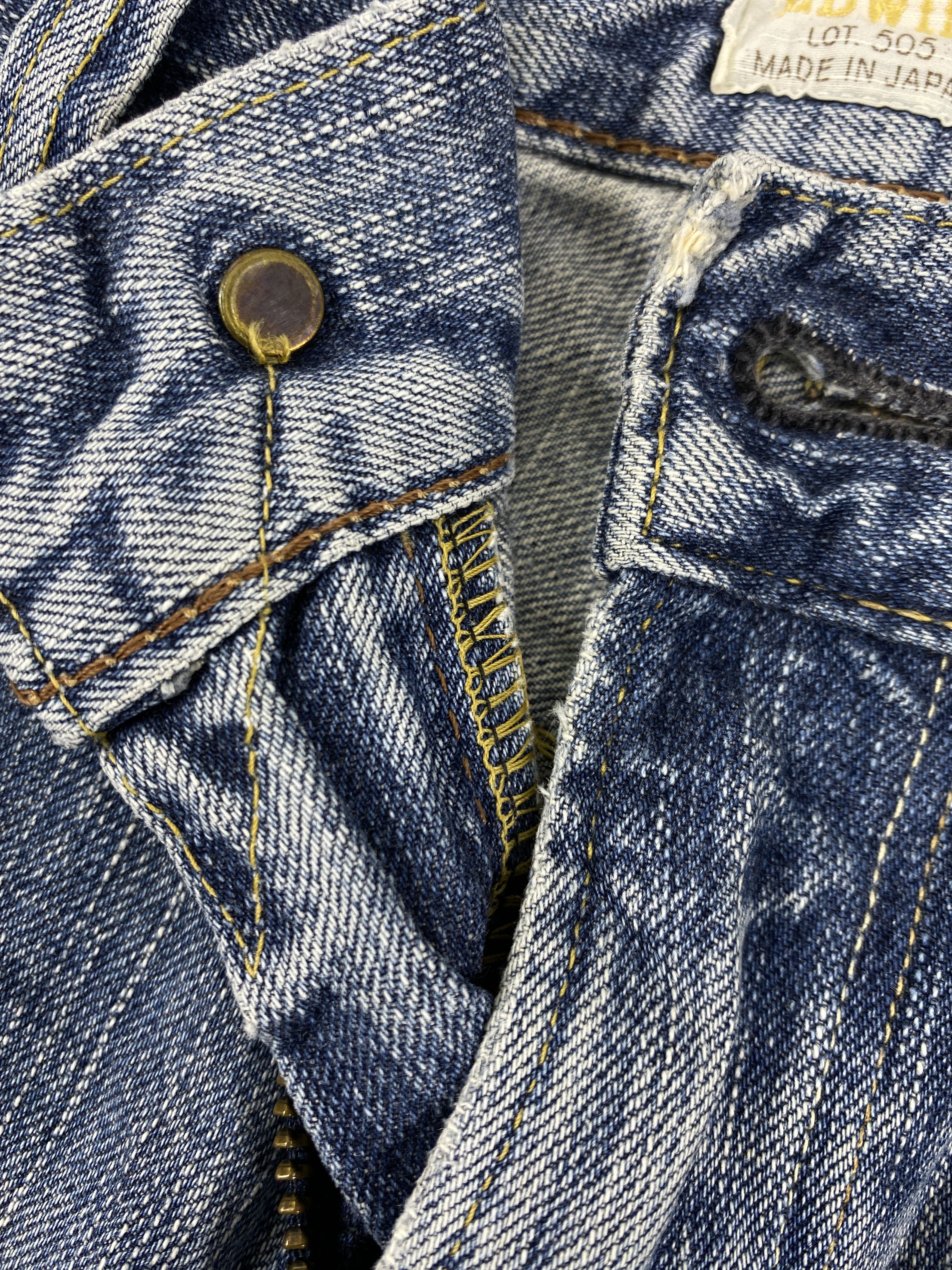 Edwin 🔥VINTAGE EDWIN 505 SELVEDGE DENIM JEANS 34x32.5- JN3609 Size US 34 / EU 50 - 7 Thumbnail
