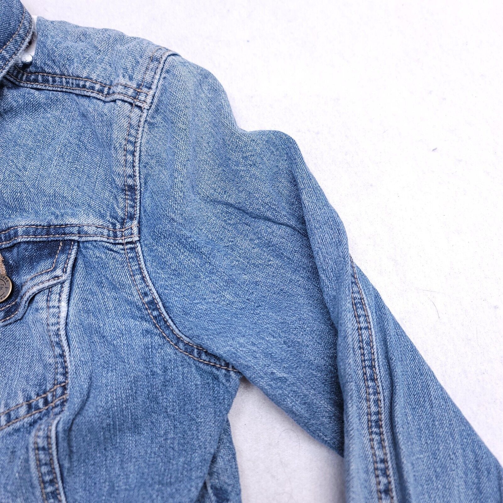 Loft Loft Casual Button Up Denim Jacket Womens Size S Blue Size S / US 4 / IT 40 - 5 Thumbnail