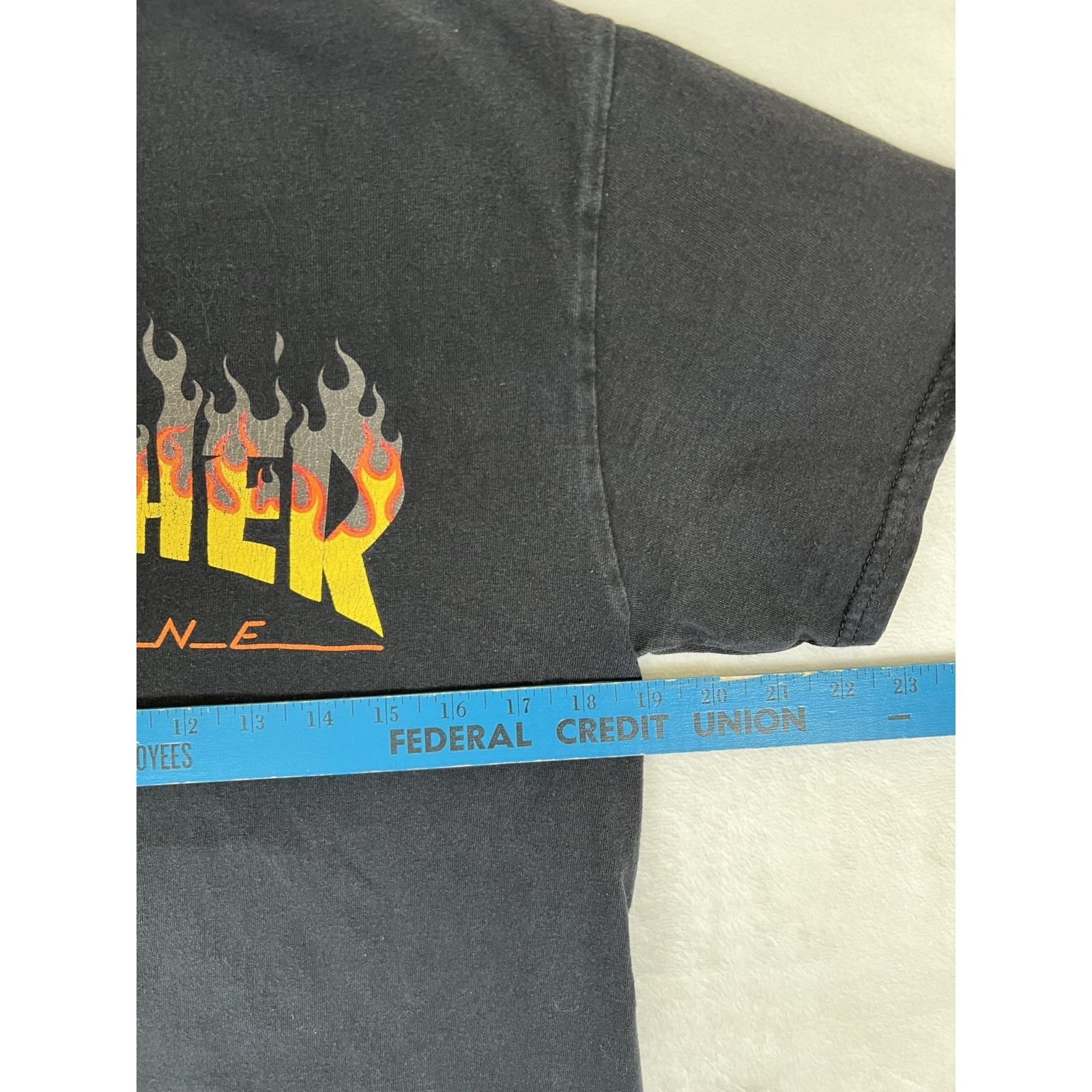 Thrasher Vintage Thrasher Magazine T-Shirt Flame Spell Out Size Mediu Size US M / EU 48-50 / 2 - 5 Thumbnail