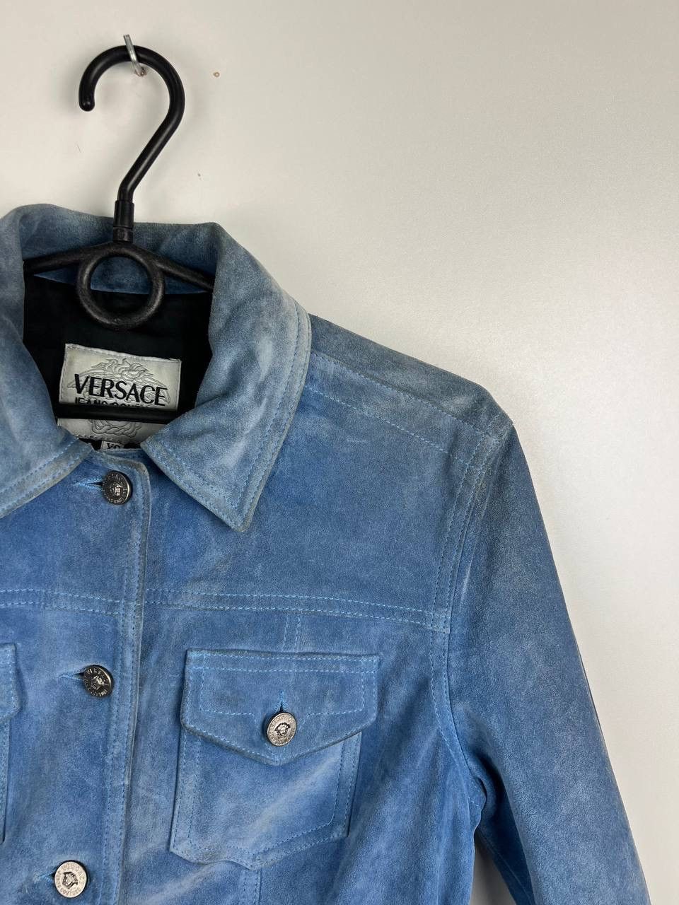 Versace × Versace Jeans Couture × Vintage Versace Jeans Couture leather vintage jacket size XS Size XS / US 0-2 / IT 36-38 - 15 Thumbnail
