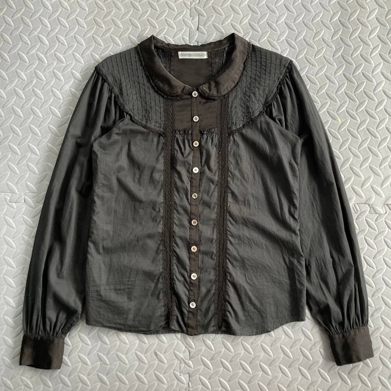 Tsumori Chisato Lacey Peter Pan Collar Button Shirt Size S / US 4 / IT 40 - 5 Thumbnail