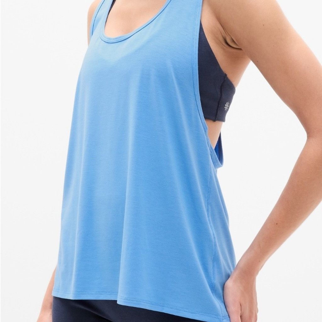 Athleta Athleta With Ease Racerback Tank Top - Misty Blue Size S / US 4 / IT 40 - 3 Thumbnail