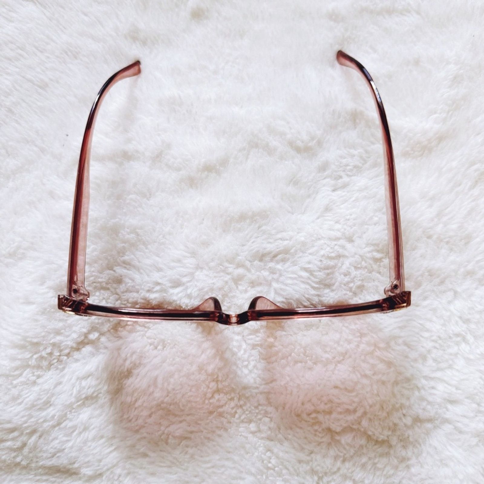 Other Rosy Clear Pink Cat Eye Oversized Sunglasses Size ONE SIZE - 3 Thumbnail