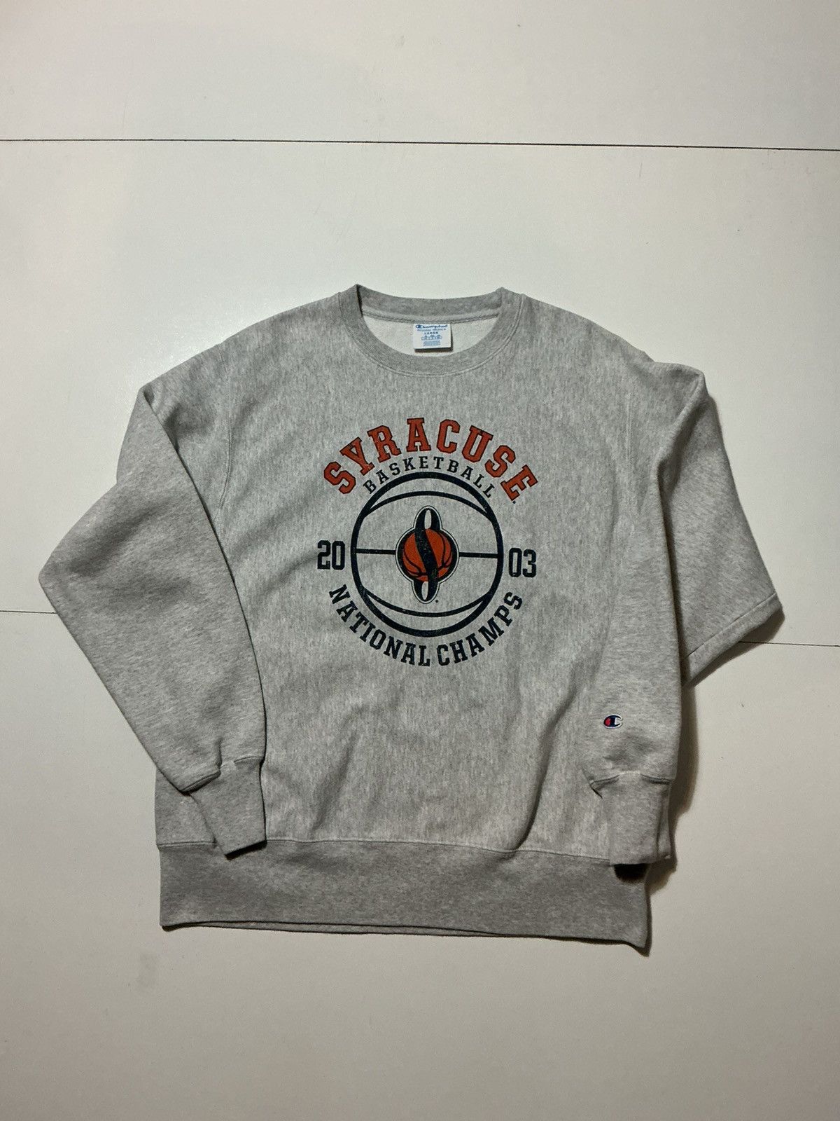 Champion Champion Reverse Weave Syracuse Orange Basketball Sweatshirt Size US L / EU 52-54 / 3 - 1 Thumbnail