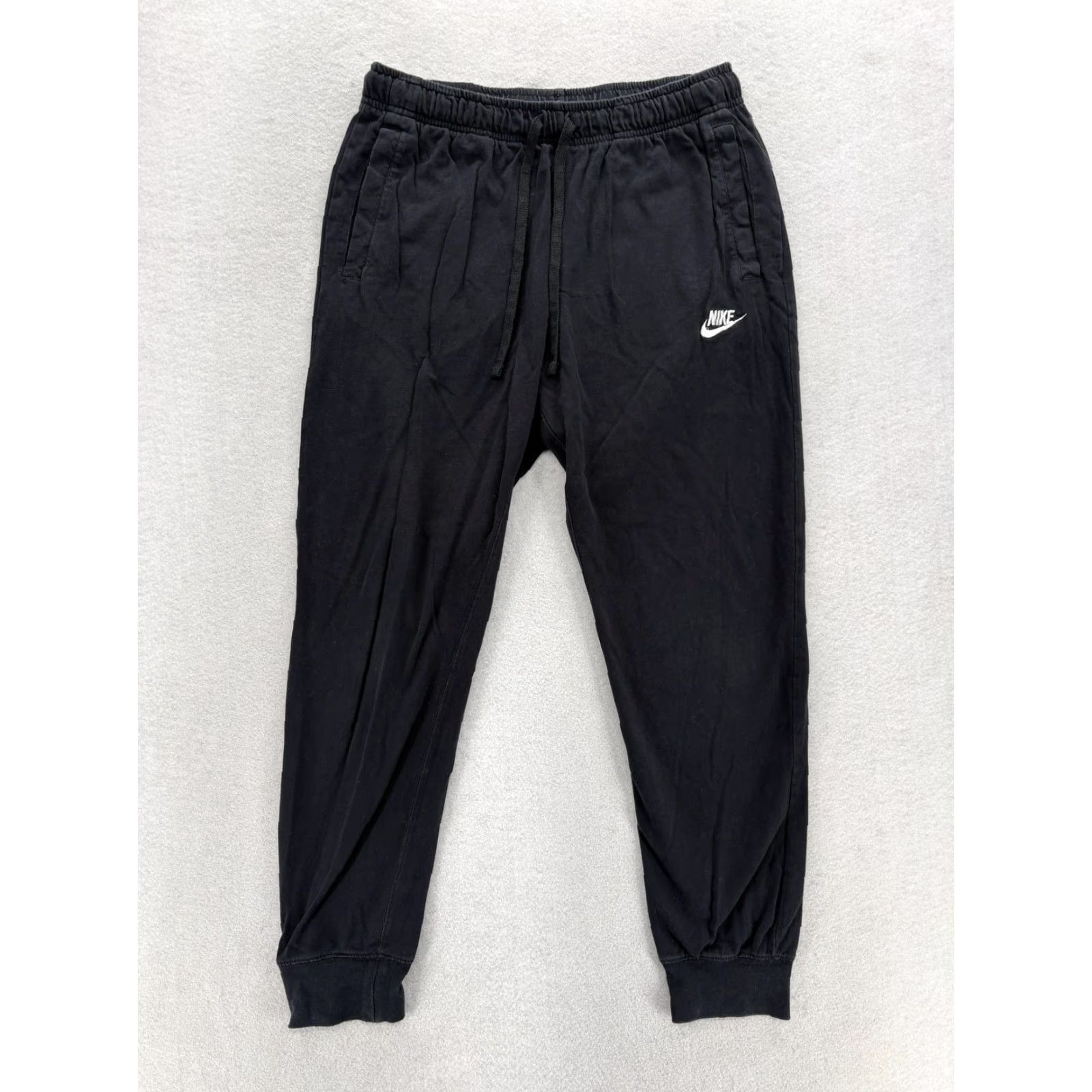 Nike Nike Pants Mens Medium Black Woven Joggers Cotton Casual Athletic Gym Lounge Size US 31 - 2 Thumbnail