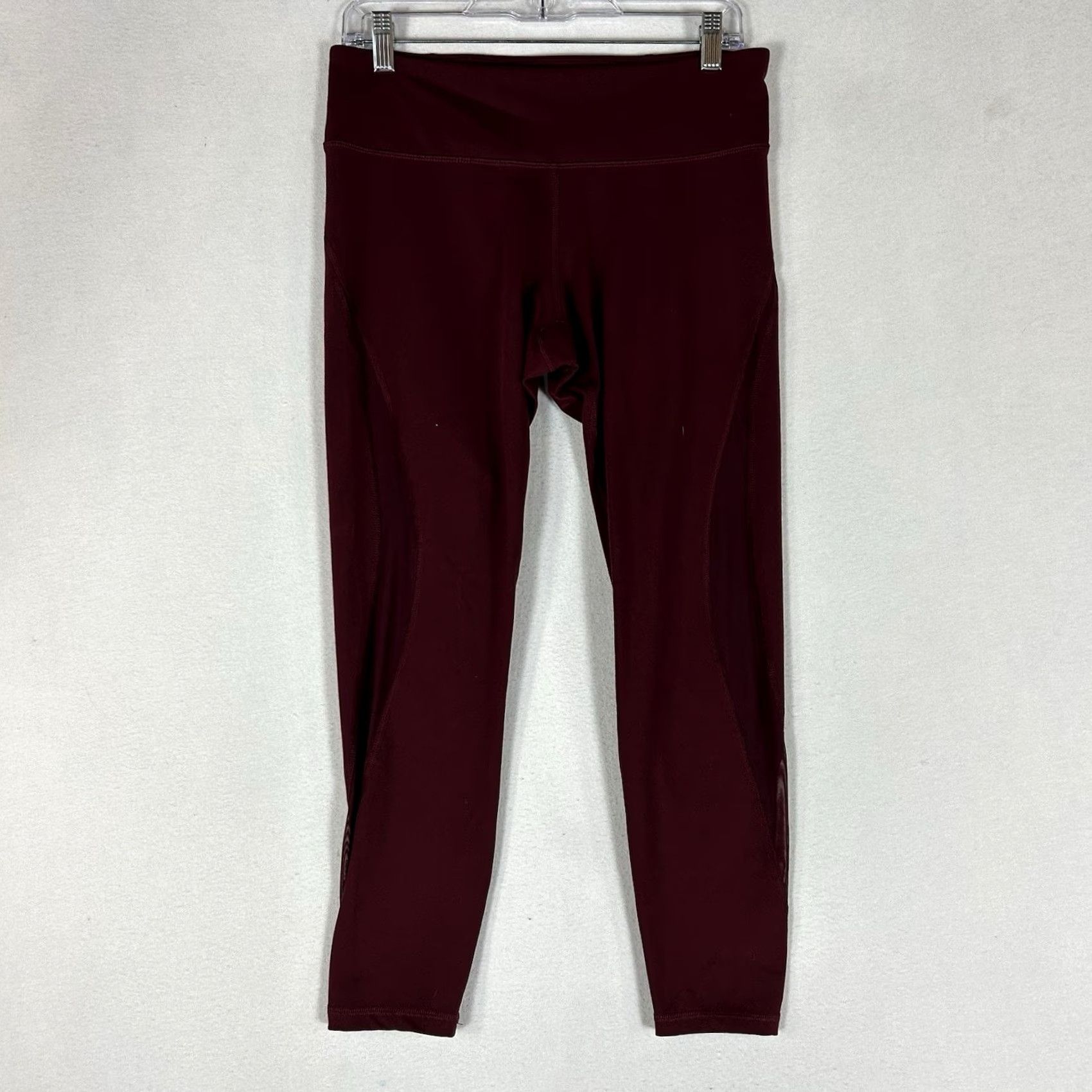 Old Navy Old Navy Active Go-Dry Ankle Leggings Women's Large Red Striped Athletic Yoga Running Sports Fitness Size 36" / US 14 / IT 50 - 2 Thumbnail