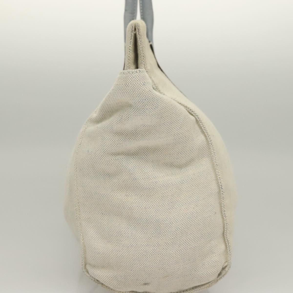 Prada PRADA Tote Bag Canvas Beige Silver Size ONE SIZE - 6 Thumbnail