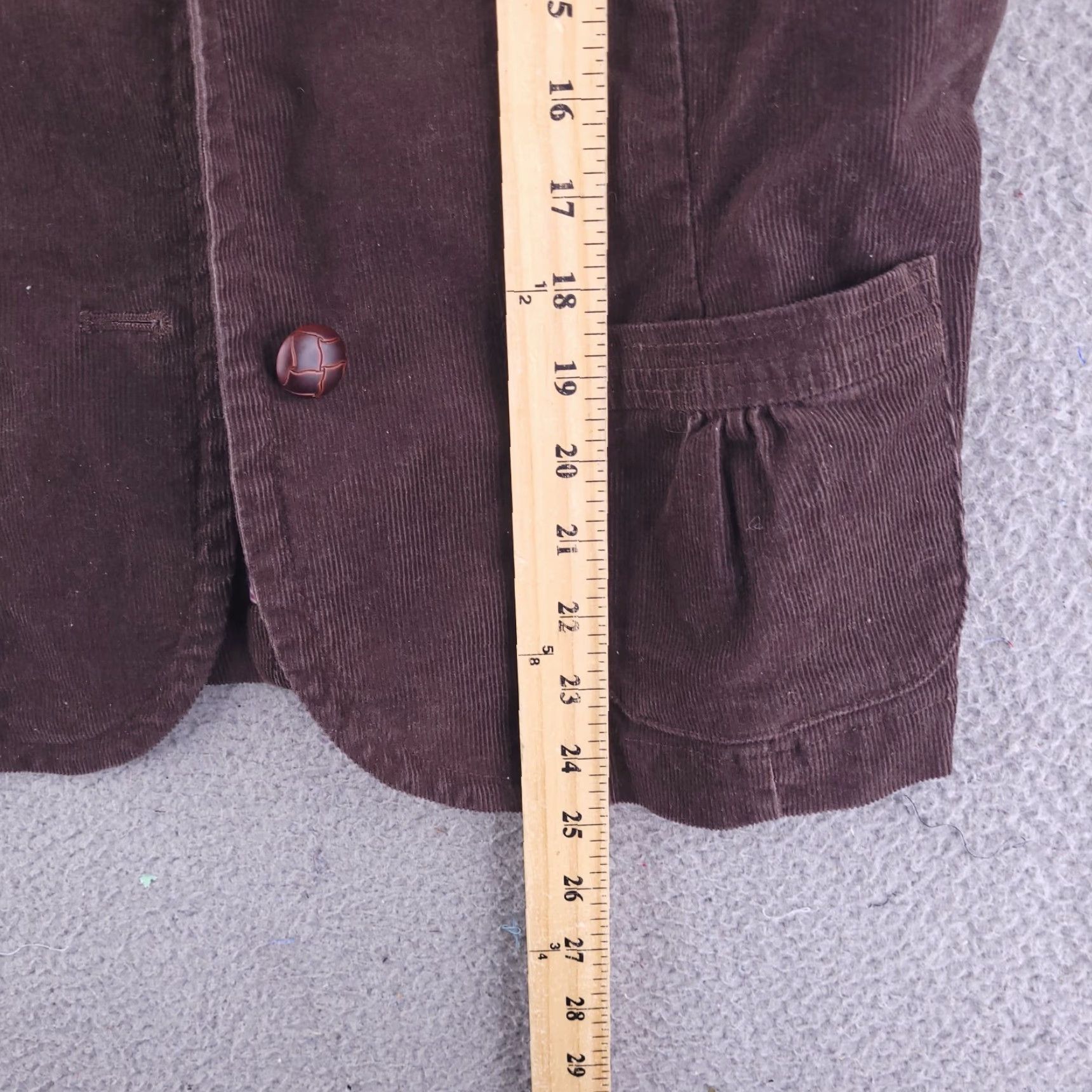 Vintage LL Bean Jacket Womens 12 Brown Corduroy Button Size XL / US 12-14 / IT 48-50 - 7 Thumbnail