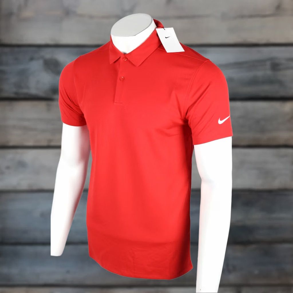 Nike Nike Men's Essentials Golf Polo Dri Fit Short Sleeve Shirt S Small Red BV6042 Size US S / EU 44-46 / 1 - 1 Thumbnail