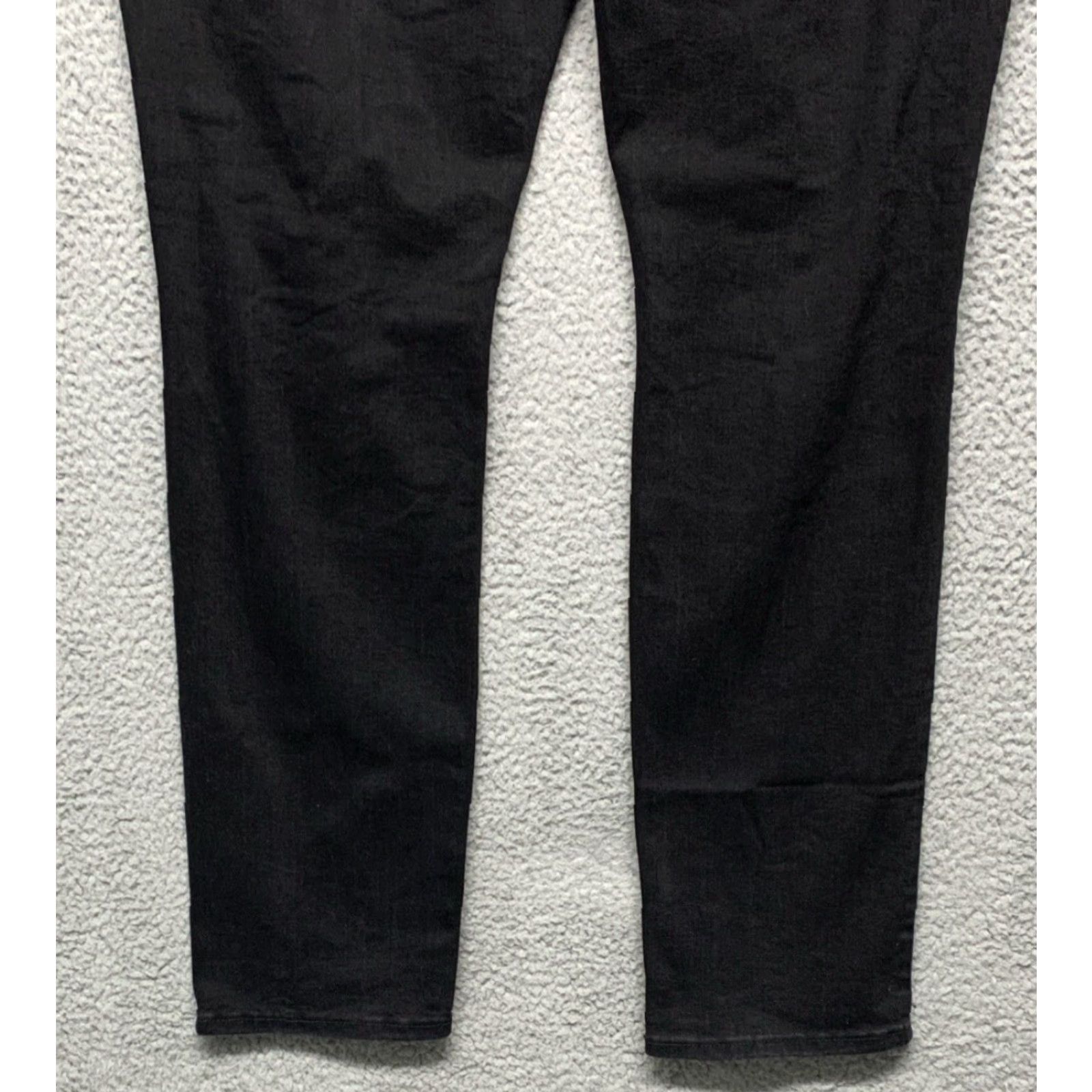 Old Navy VINTAGE Old Navy Womens Black Jeans Sz 18 Slim Straight Stretch High Rise Distressed NWT Size 40" / US 18 - 6 Thumbnail
