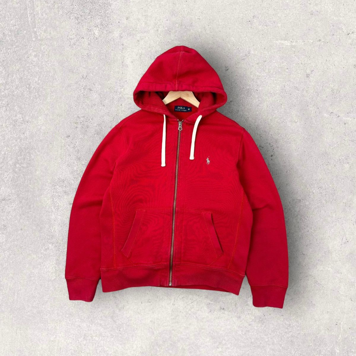 POLO RALPH LAUREN Red Zip Hoodie