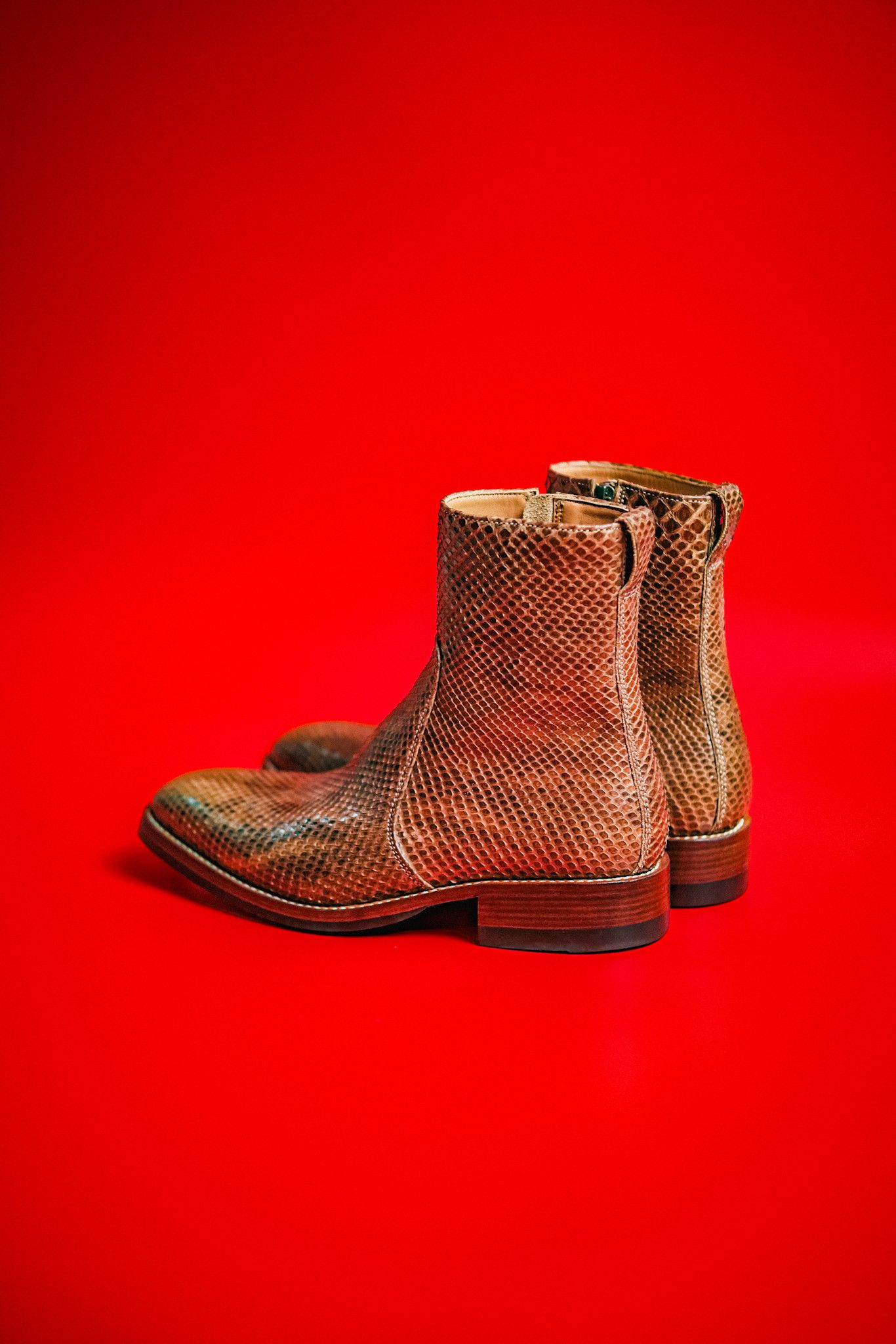 Other Chelsea Boots with Snake Leather Made In USA Size US 9 / EU 42 - 2 Thumbnail