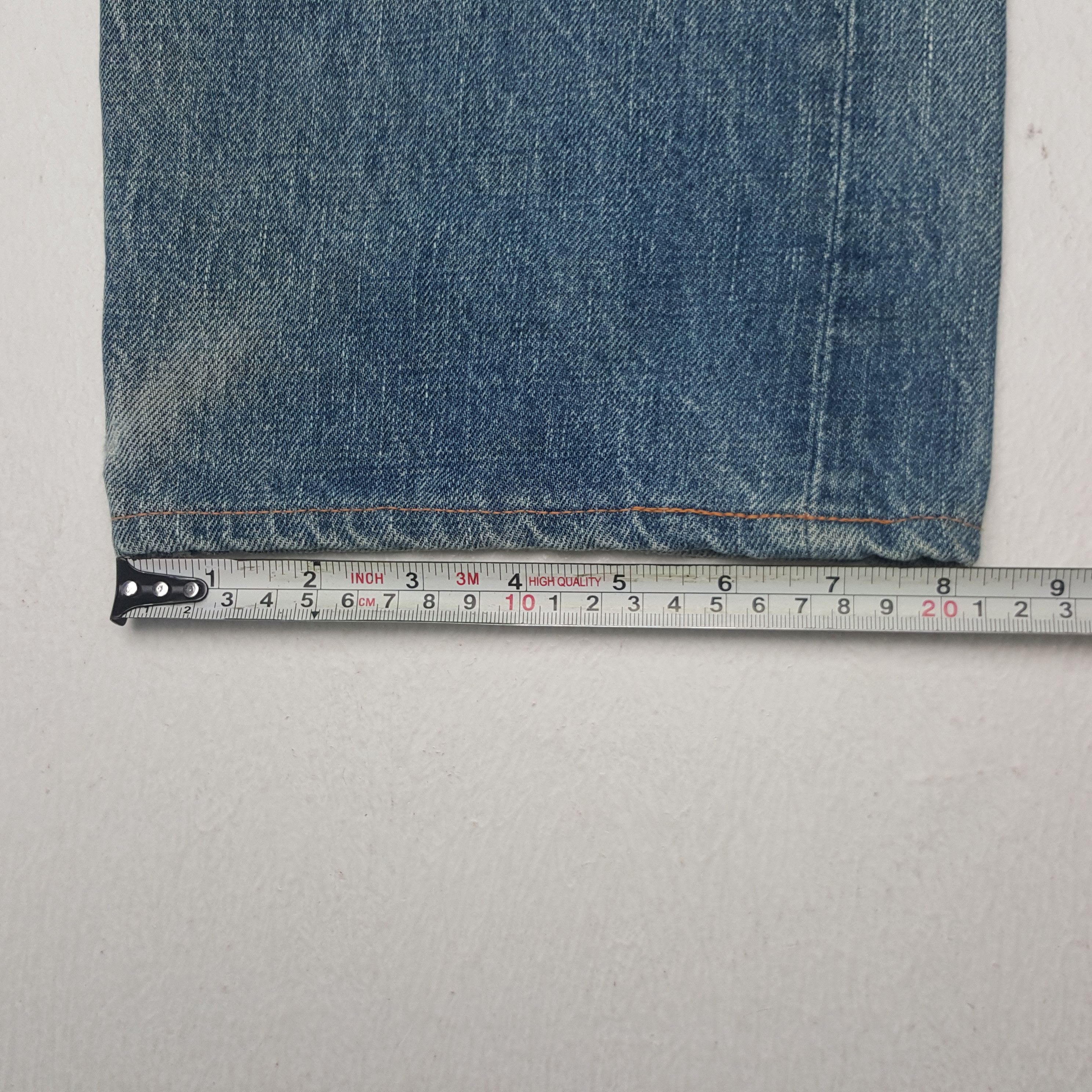 Evisu × Japanese Brand × Vintage Vintage Evisu Selvedge Japanese Daicock Custom Denim Jeans Size US 30 / EU 46 - 13 Thumbnail