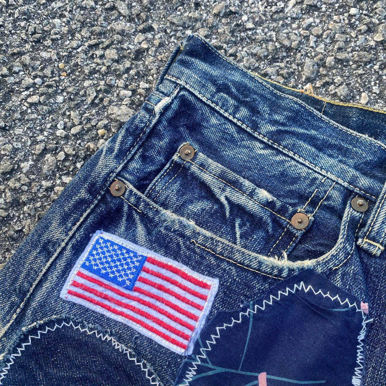 Kapital Kountry Vintage Kapital Hippies Denim Jeans Size US 32 / EU 48 - 12 Thumbnail