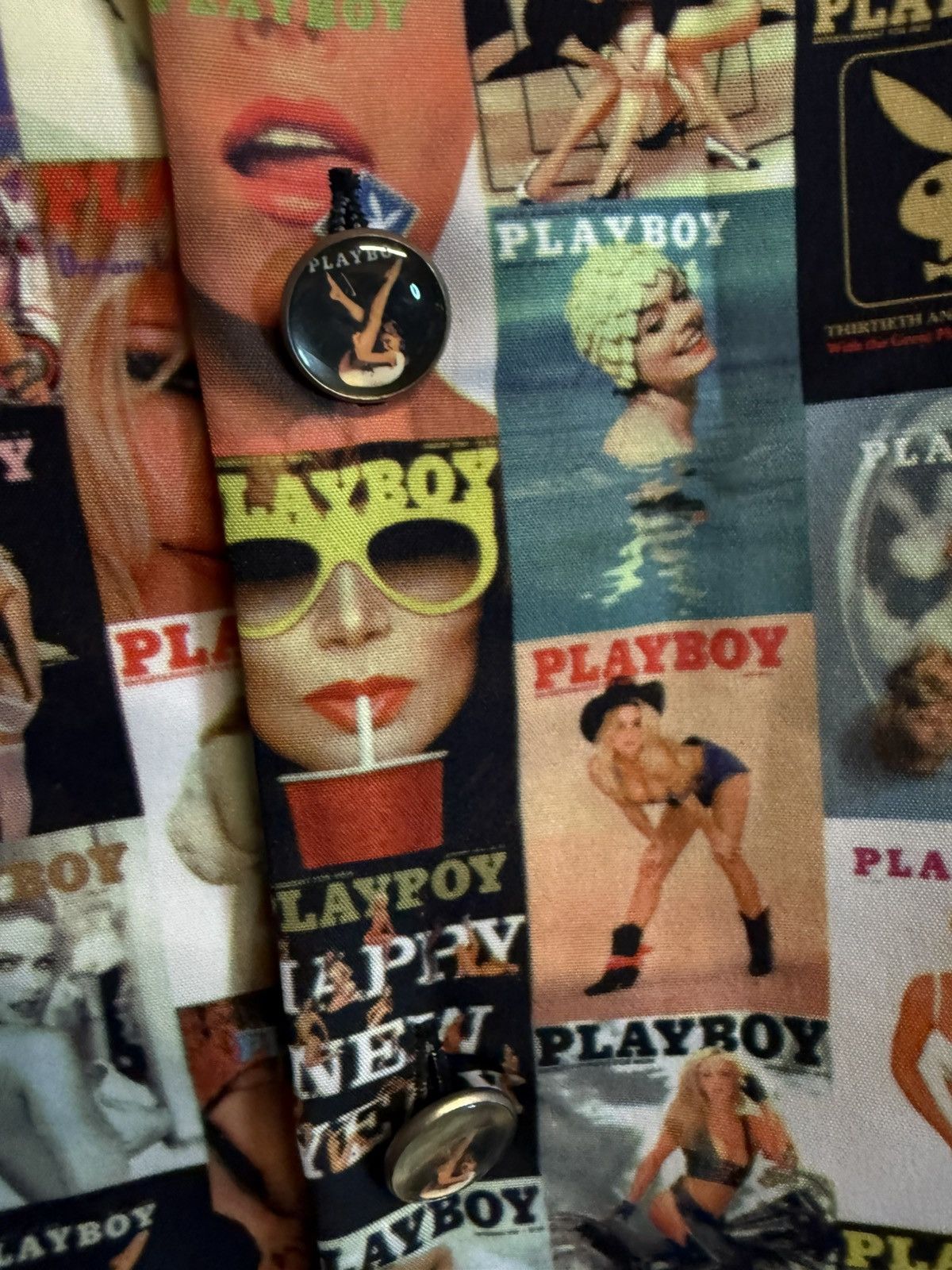 Playboy Vintage Playboy Magazine Print All Over Shirt Size US M / EU 48-50 / 2 - 6 Thumbnail