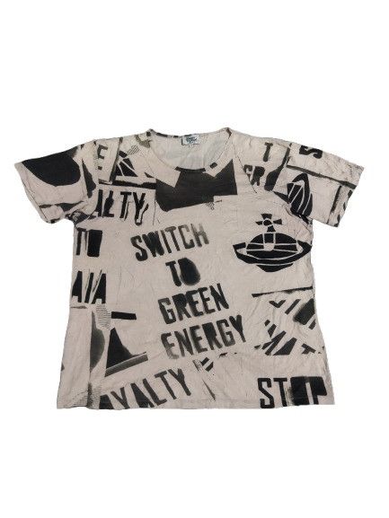 Vivienne Westwood Vivienne Westwood Switch To Green Energy Tee Size US XL / EU 56 / 4 - 1 Thumbnail