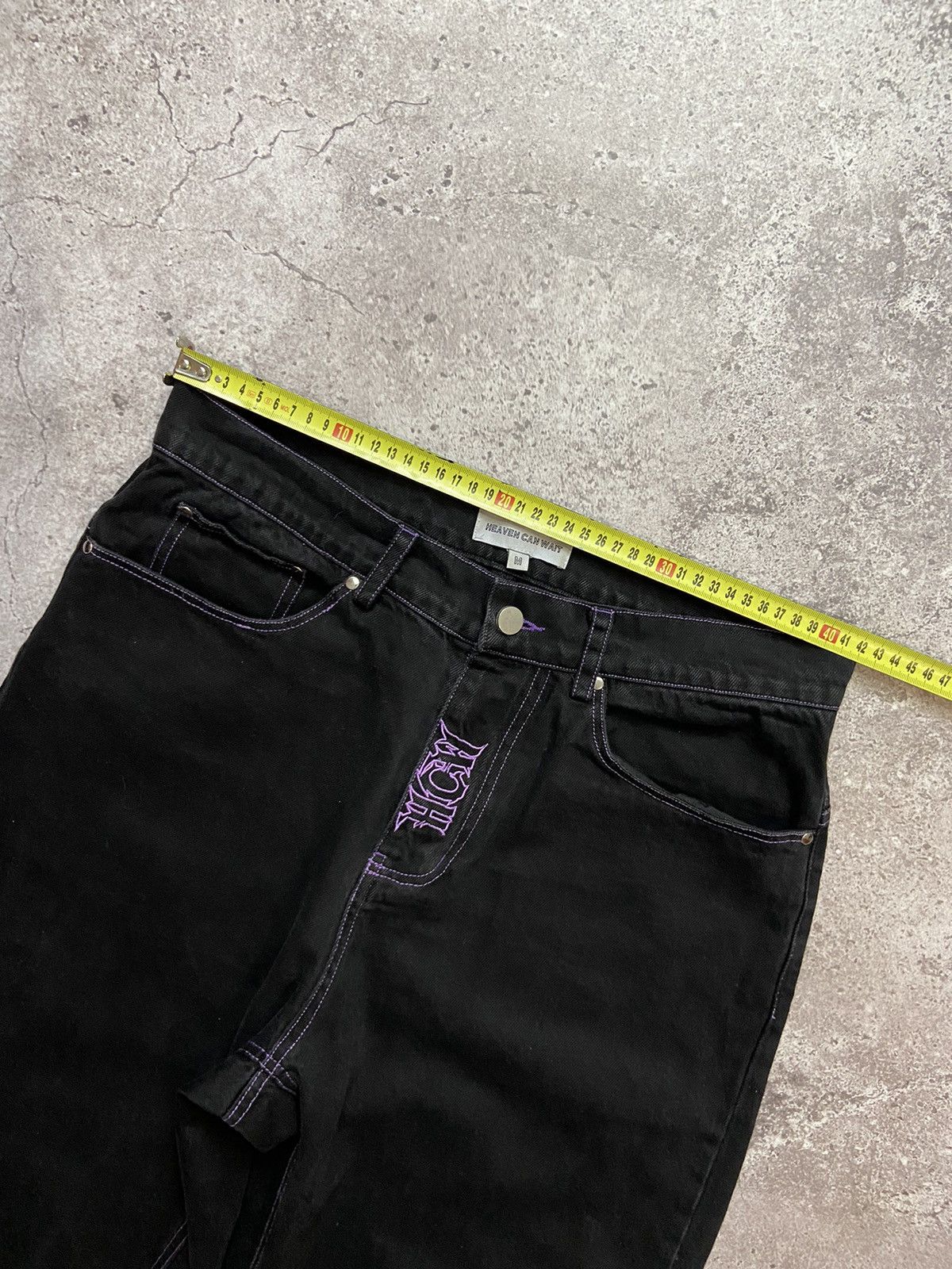 Vintage Heaven can wait - Purple Jeans Size US 32 / EU 48 - 12 Thumbnail