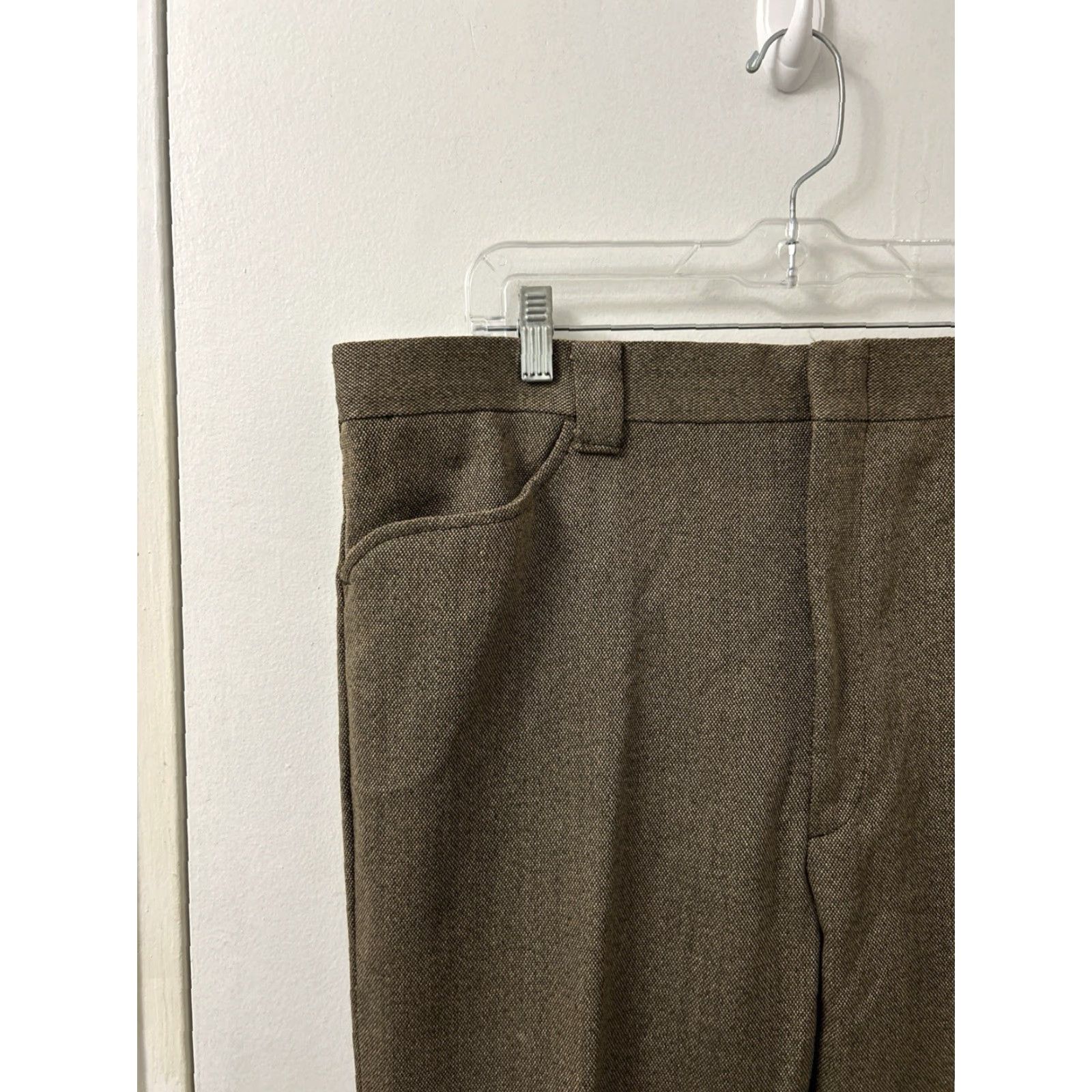 Levi's VINTAGE Levi's Sta Prest Slacks Pants Mens Sz 38x29 Brown Mr Levi's Trousers Size US 38 / EU 54 - 4 Thumbnail