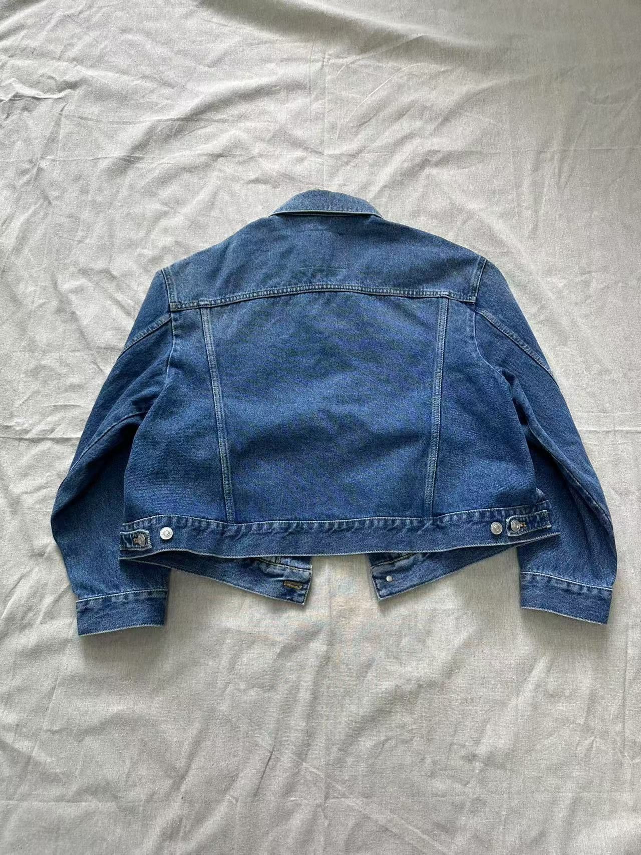 Balenciaga Balenciaga 16AW Swing Denim Jacket Size US XXS / EU 40 - 2 Thumbnail