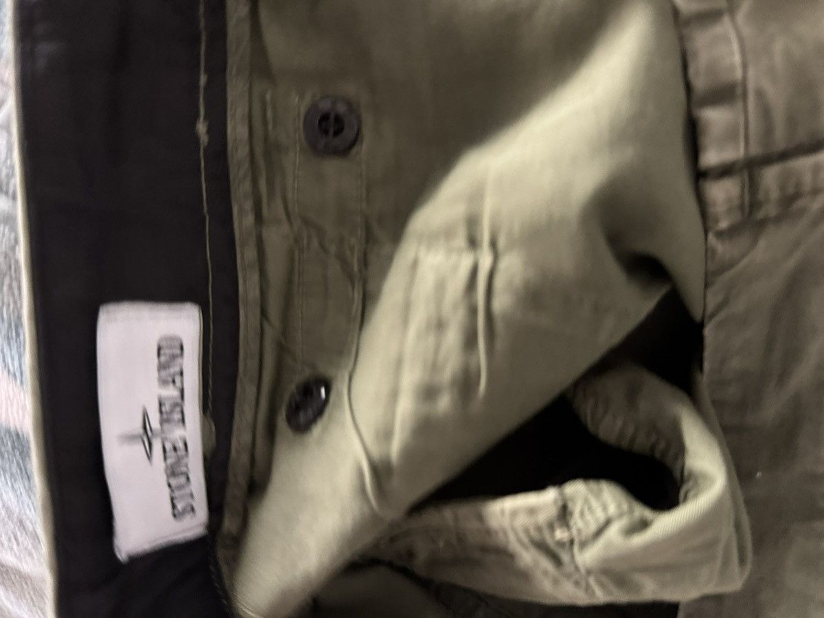 Stone Island Stone Island Skinny Slim Fit Cargo Pants Olive Green Black Size US 30 / EU 46 - 20 Thumbnail