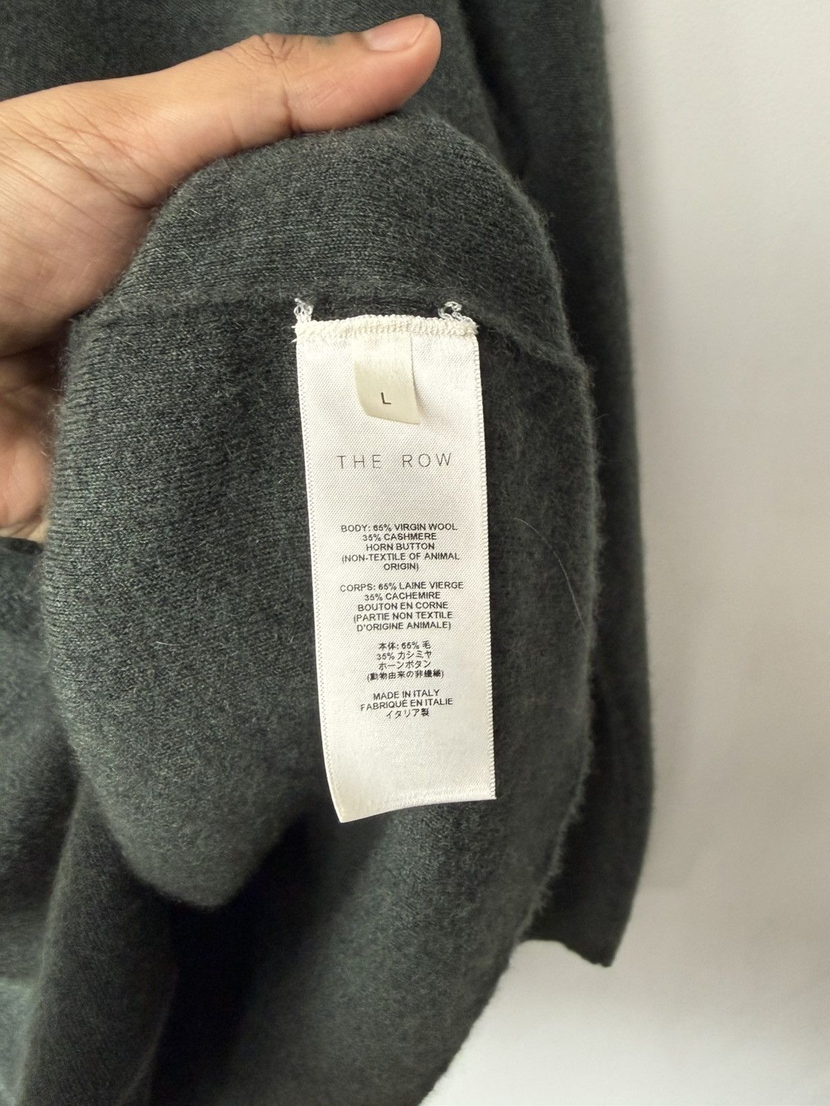 The Row The Row Wool/Cashmere Button Up Size US L / EU 52-54 / 3 - 4 Thumbnail