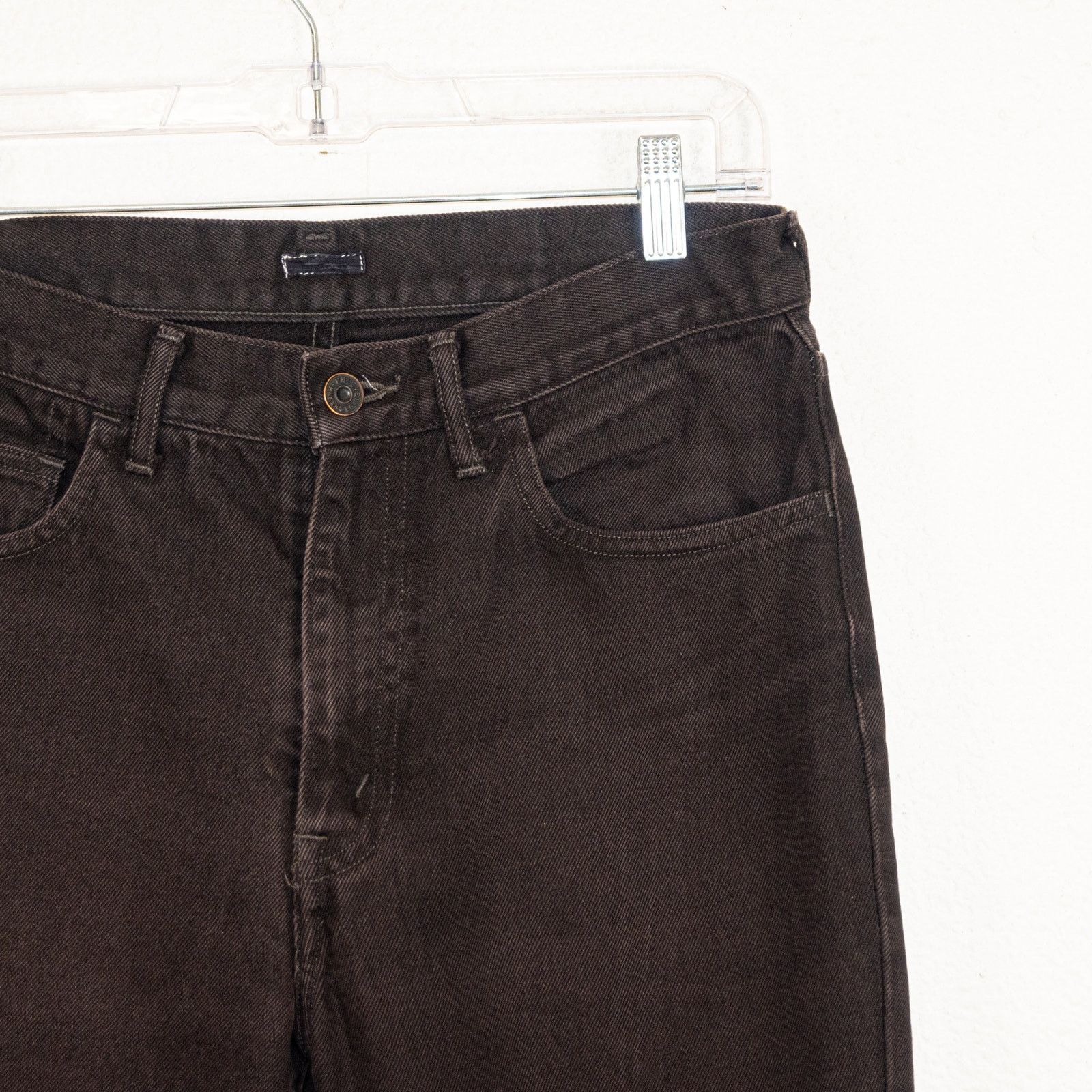 PHIGVEL MAKERS & Co. Phigvel Makers & Co Raw Crop Denim Jeans brown size 1 Size US 30 / EU 46 - 8 Thumbnail