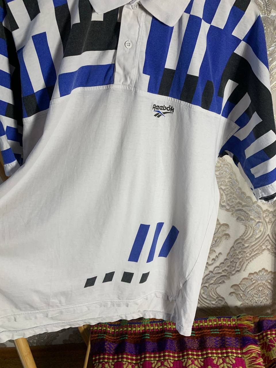Reebok VERY RARE REEBOK INSTAPUMP RETRO DESIGNER T-SHIRT Y2K 90s Size US XL / EU 56 / 4 - 4 Thumbnail