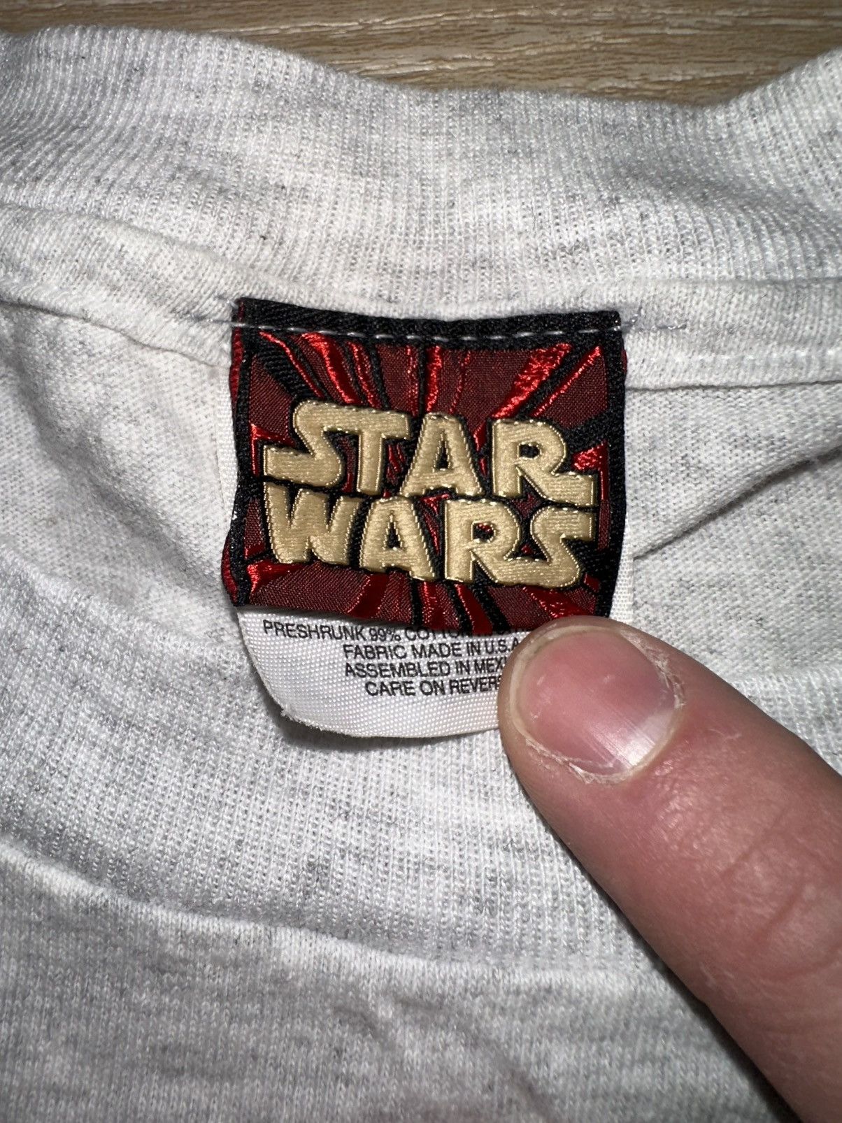 Star Wars × Vintage Vintage 90s Star Wars Episode One The Phantom Menace T-Shirt Size US XL / EU 56 / 4 - 7 Thumbnail