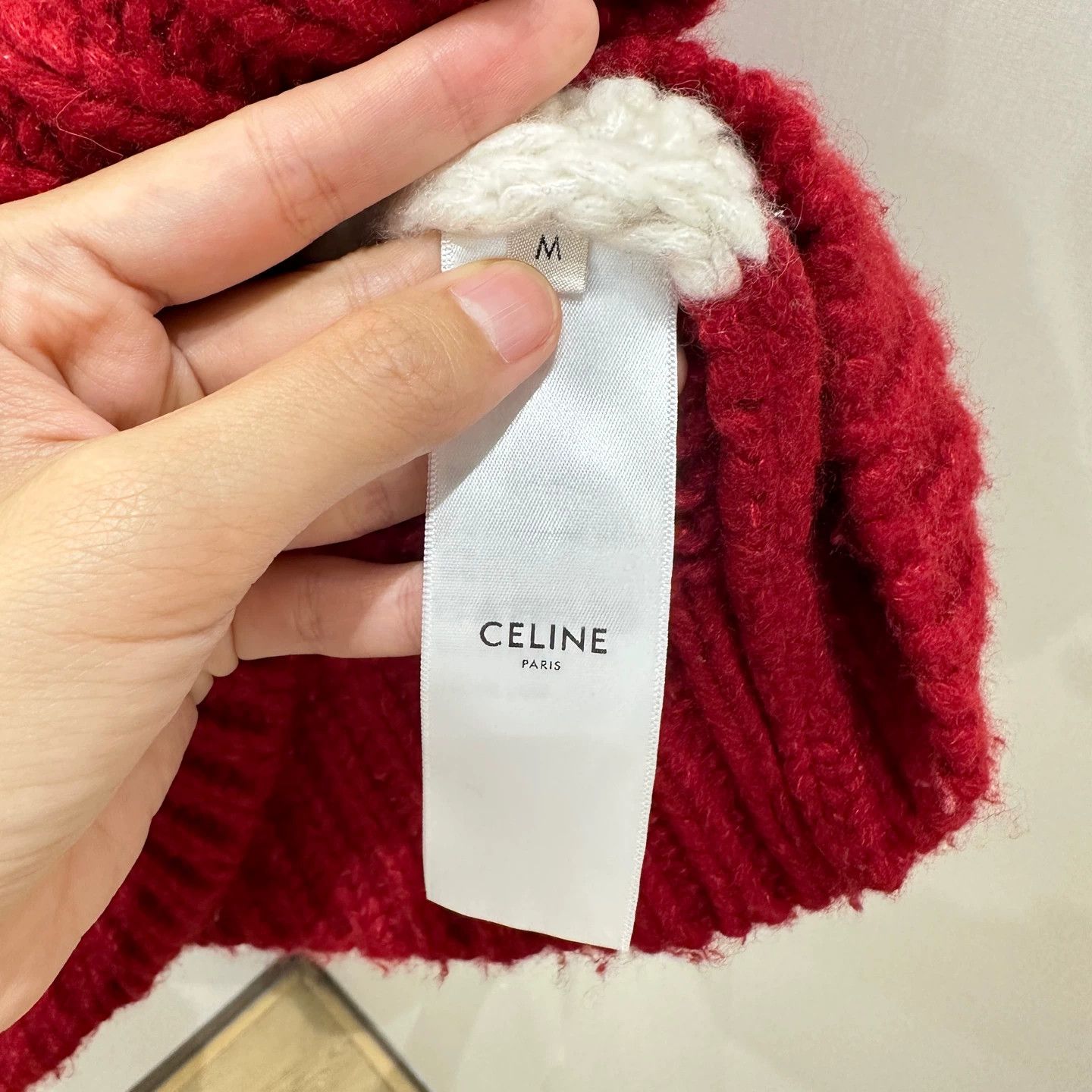 Celine Celine mar462 Triumph embroidery white stripe M sweater Size M / US 6-8 / IT 42-44 - 4 Thumbnail