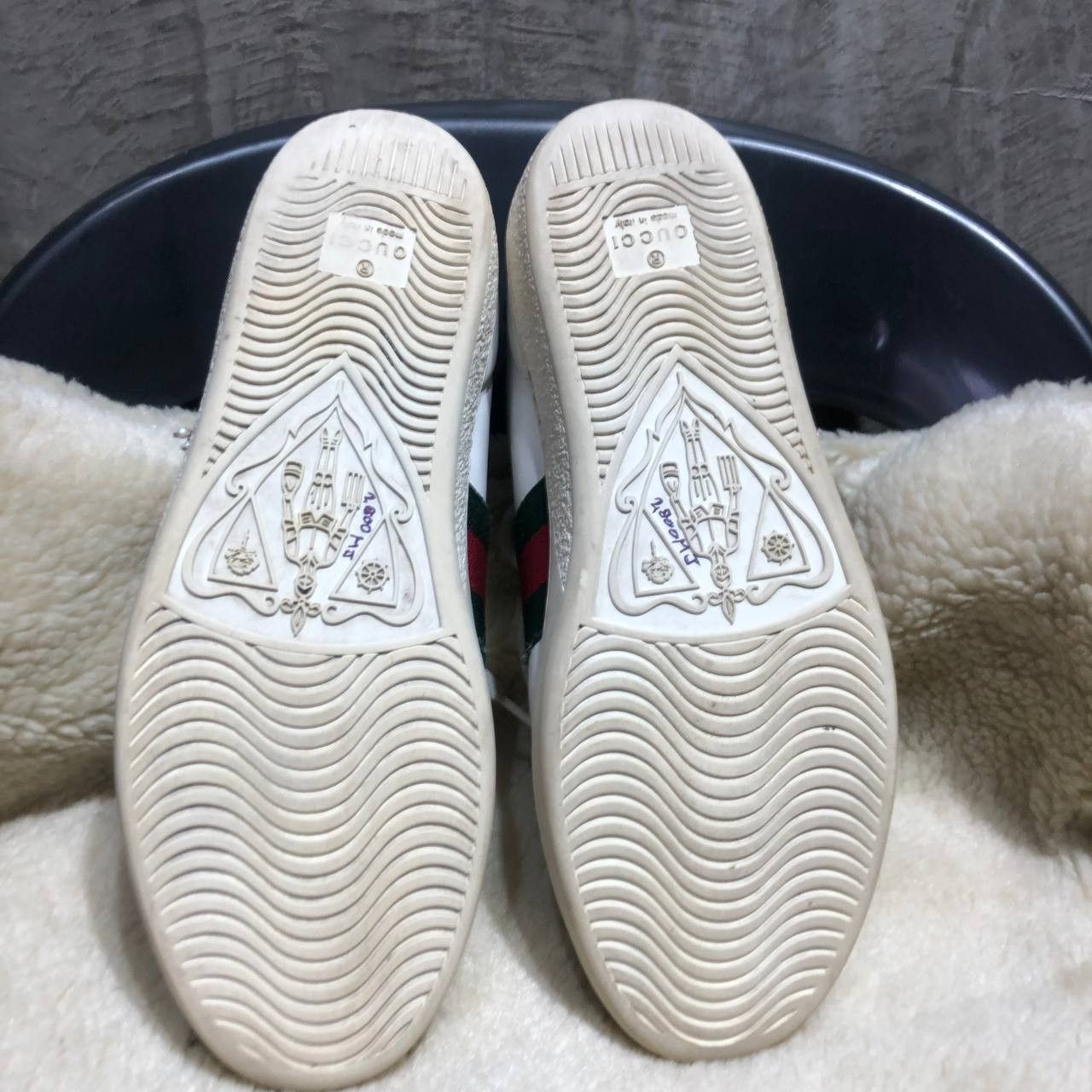 Gucci Gucci Ace Heart Low top sneakers Size US 6 / IT 36 - 6 Thumbnail