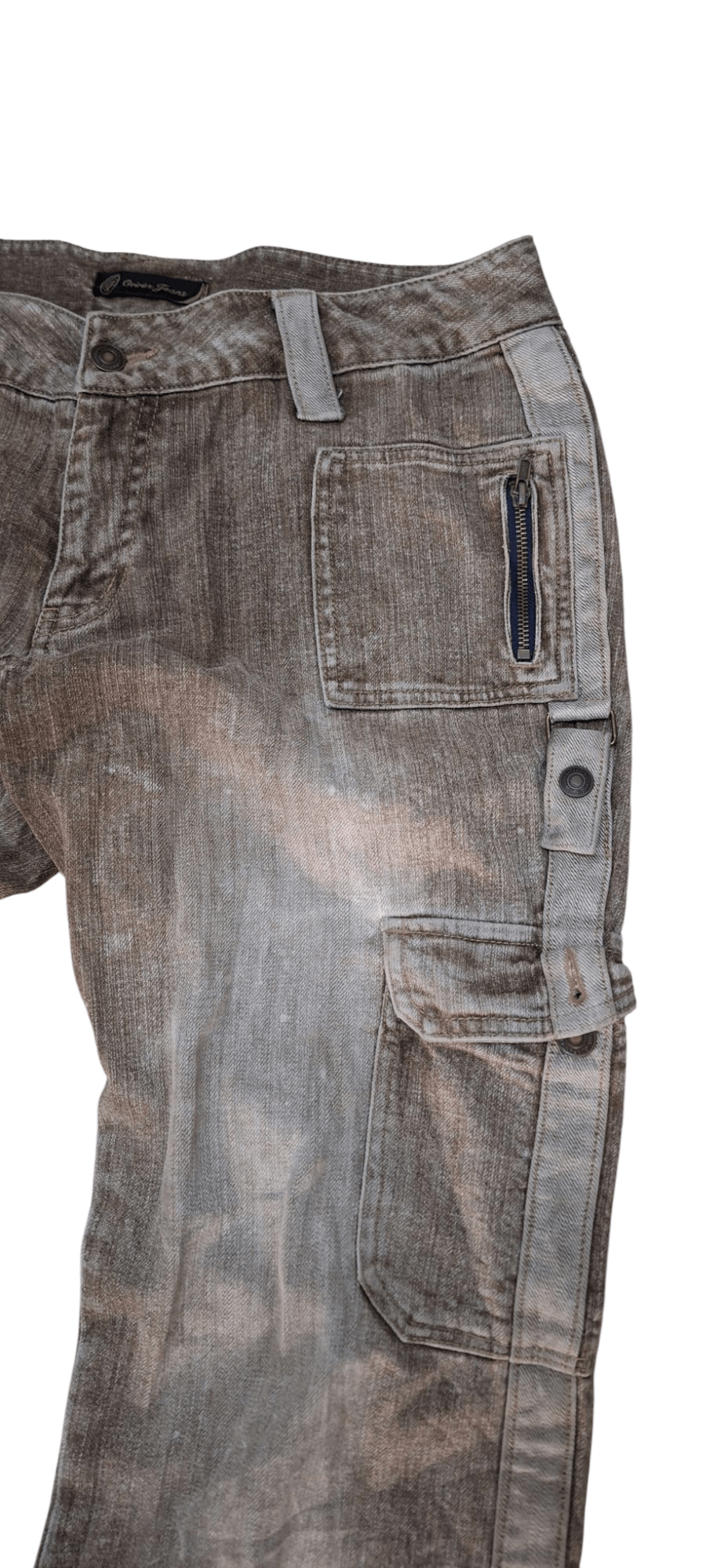 If Six Was Nine Japanese Brand Oririns Cargo Six Pockets Flared Denim Size US 32 / EU 48 - 3 Thumbnail