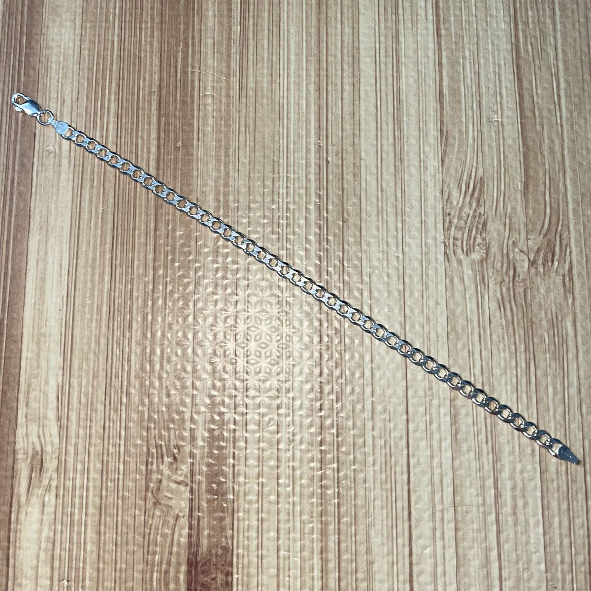 Other 925 Italian Silver Cuban Bracelet Size ONE SIZE - 1 Thumbnail