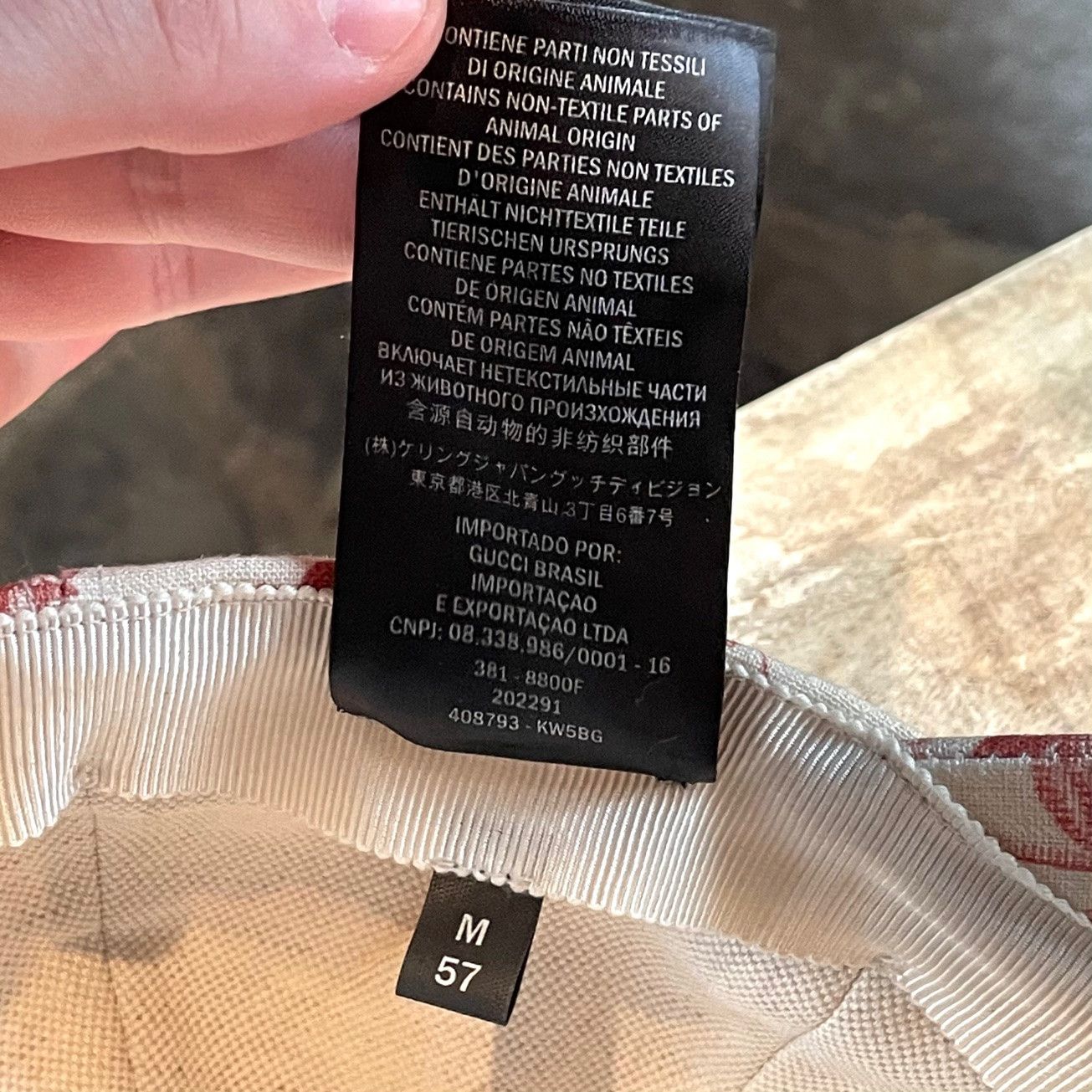 Gucci Gucci Ivory Herbarium Printed Cap - MEDIUM Size ONE SIZE - 10 Thumbnail