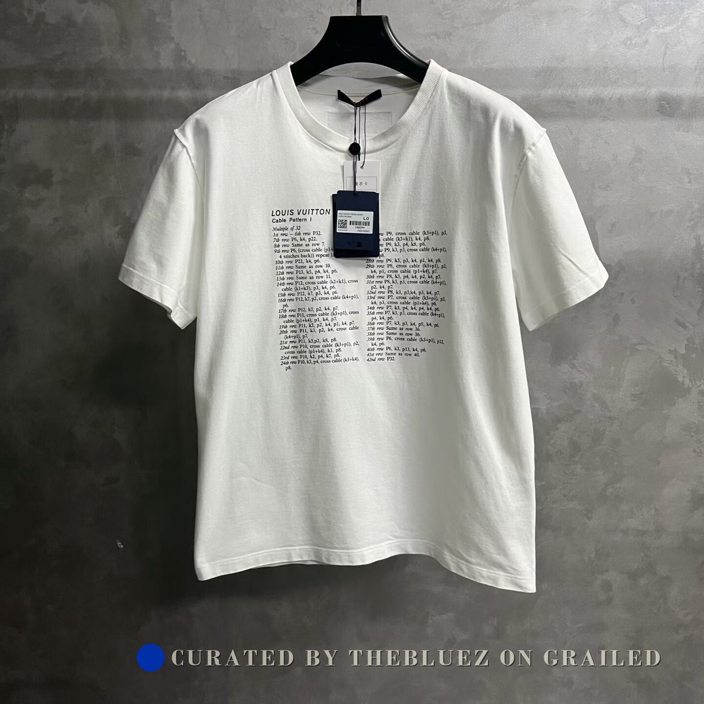 Louis Vuitton Louis Vuitton White Letter Print T-shirt Size US L / EU 52-54 / 3 - 1 Thumbnail