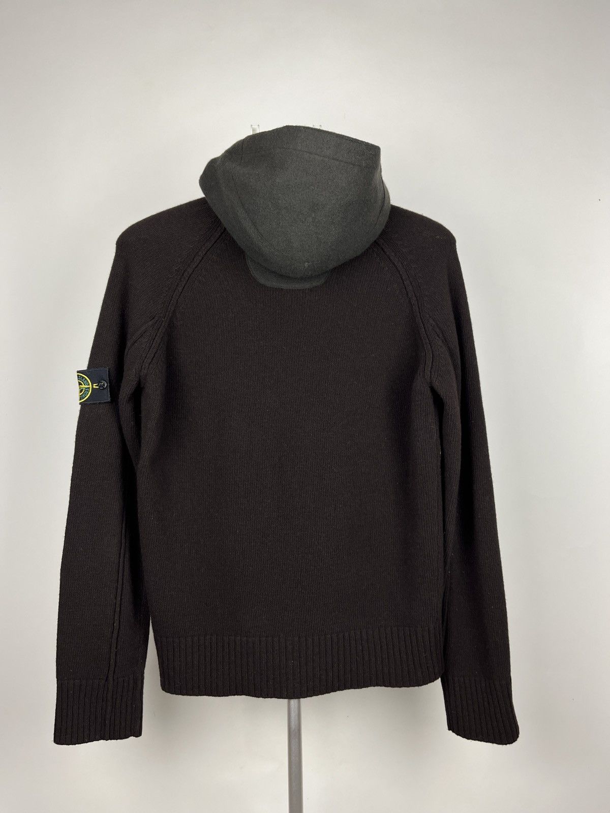 Stone Island × Vintage Vintage AW’06🔥Stone Island Wool Knitwear Sweater Hoodie Size US XL / EU 56 / 4 - 3 Thumbnail