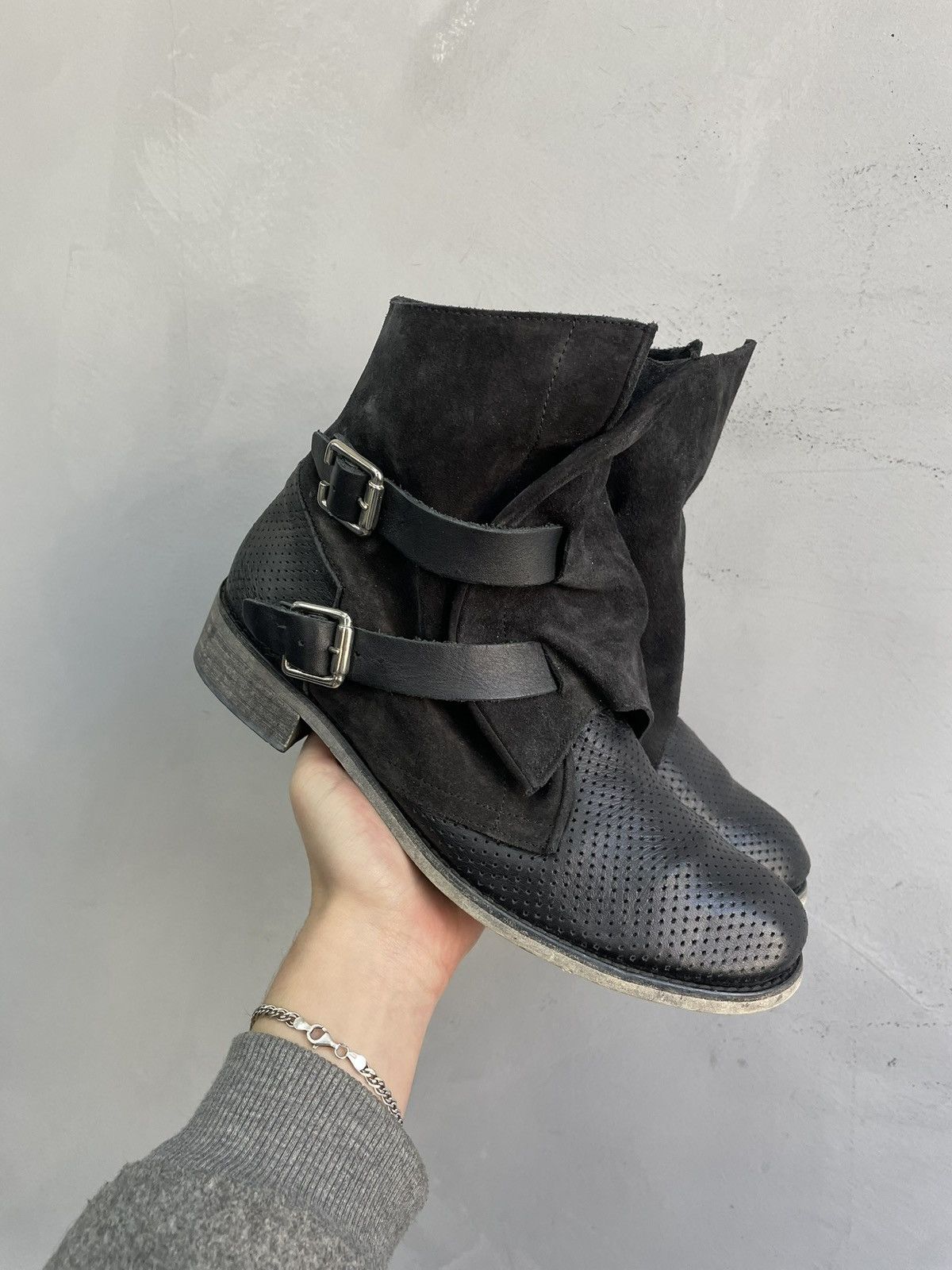 A.S.98 Riccanera a.s. 98 gothic black boots modern style Size US 8 / IT 38 - 1 Thumbnail