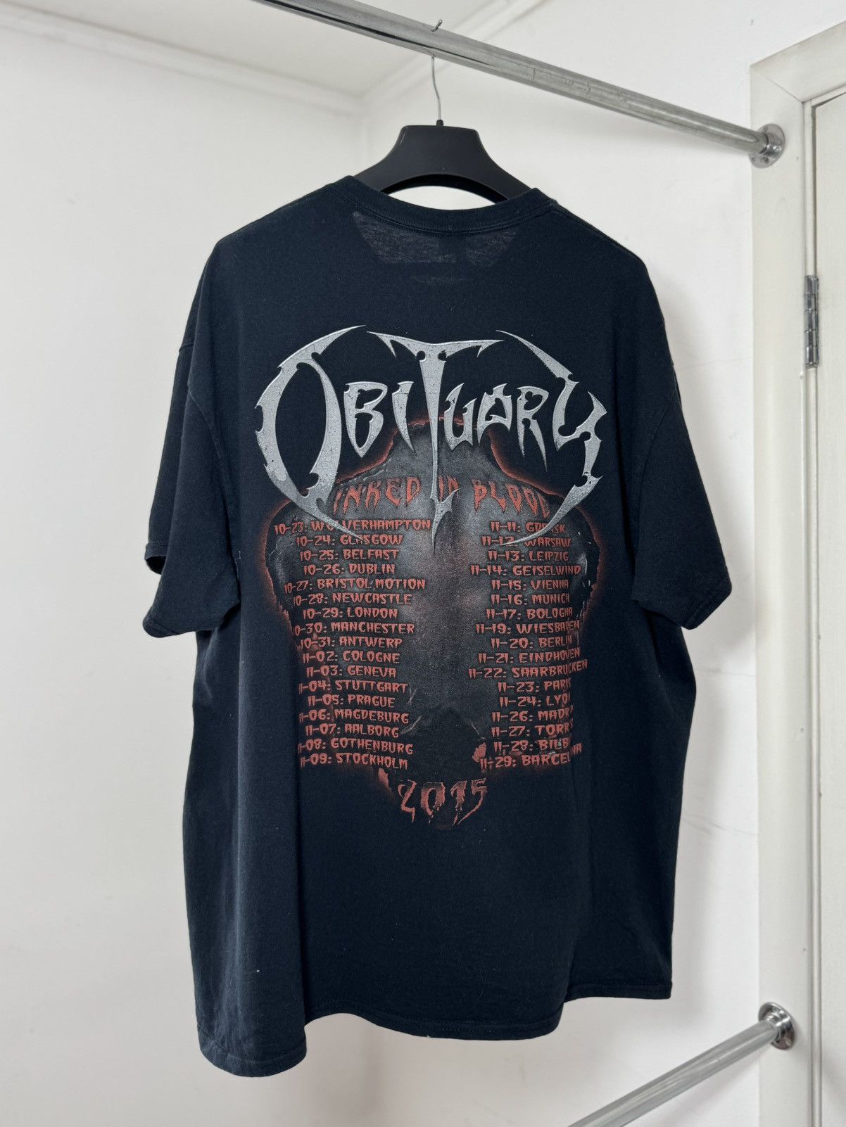 Band Tees Vintage Y2K Obituary Inked In Blood Band Tee T Shirt Size US XL / EU 56 / 4 - 6 Thumbnail