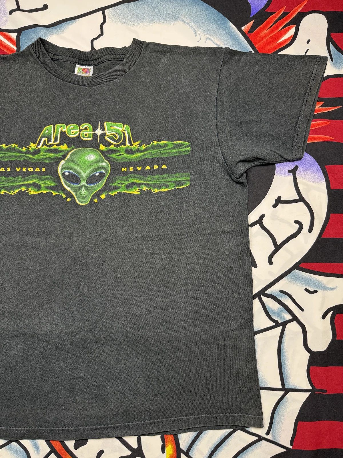 Band Tees Area 51 Las Vegas Nevada USA 90s tshirt like Alien Workshop Size US XL / EU 56 / 4 - 4 Thumbnail