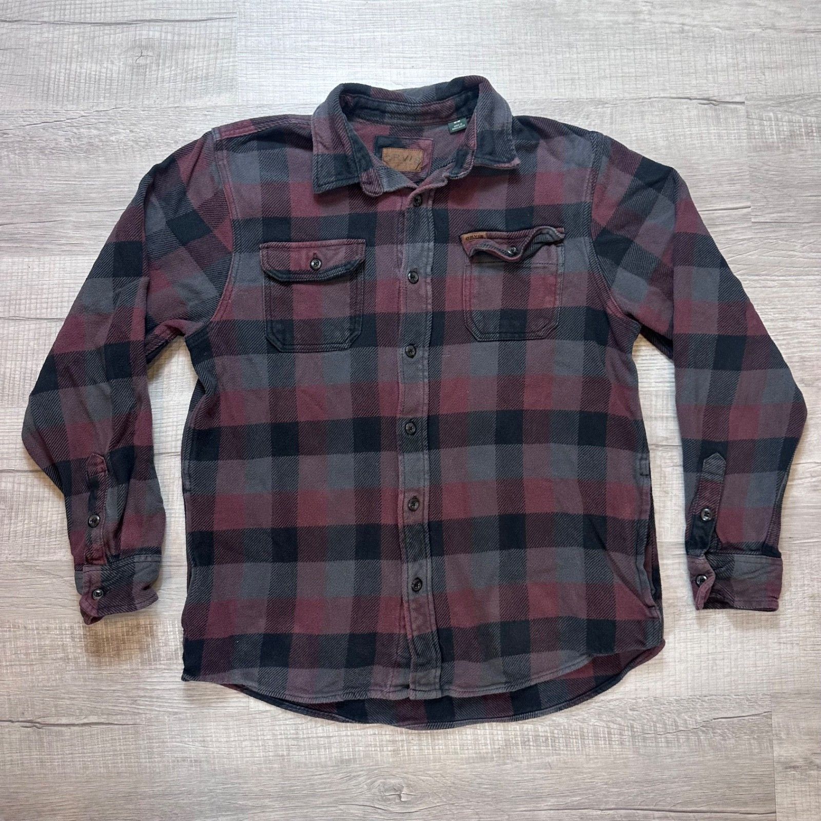 Orvis Orvis Big Bear Heavy Flannel Plaid Shacket Mens Medium Size US M / EU 48-50 / 2 - 1 Thumbnail