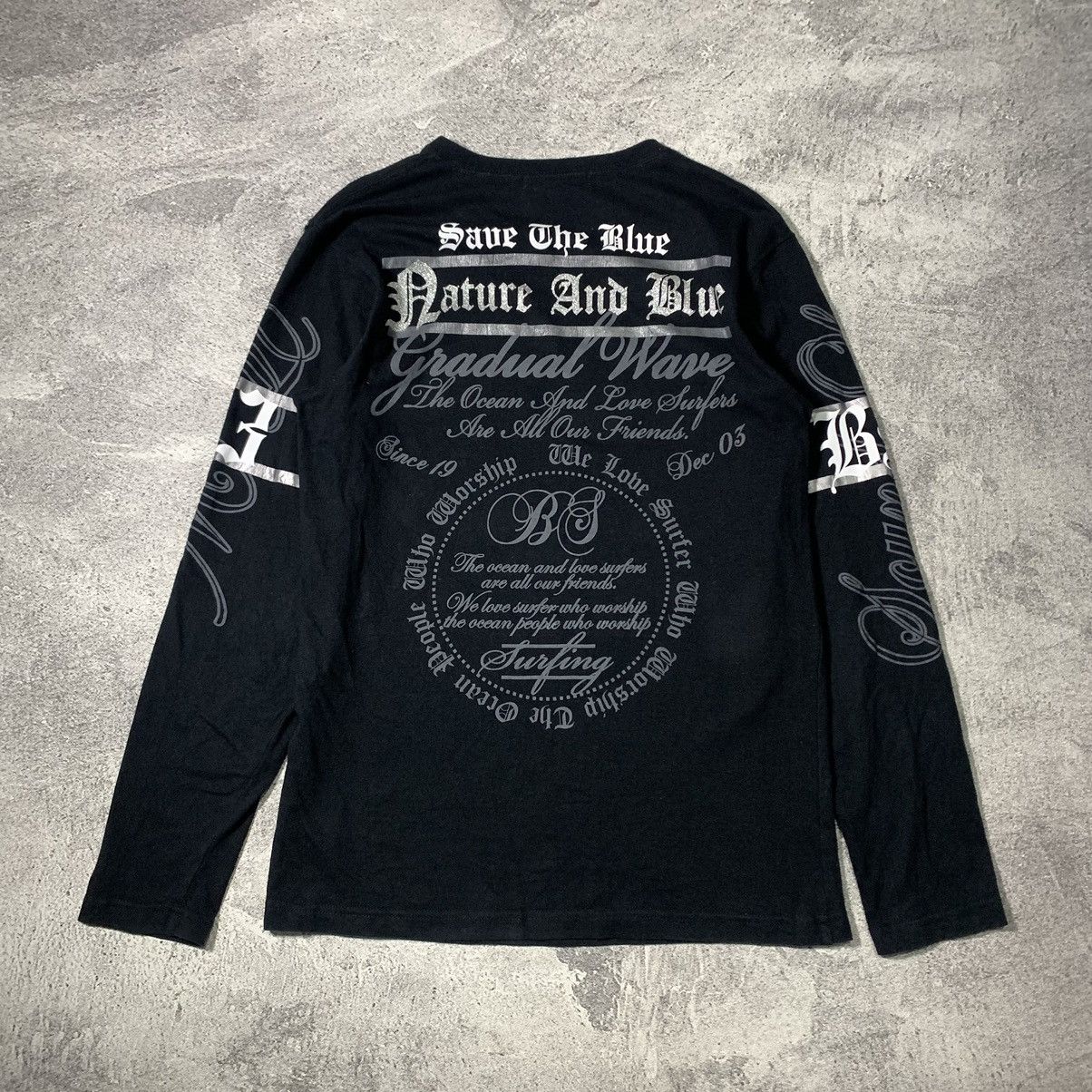 Beauty Beast Gothic Poem Y2K Long Sleeve Beach Sound Japanese Size US L / EU 52-54 / 3 - 4 Thumbnail