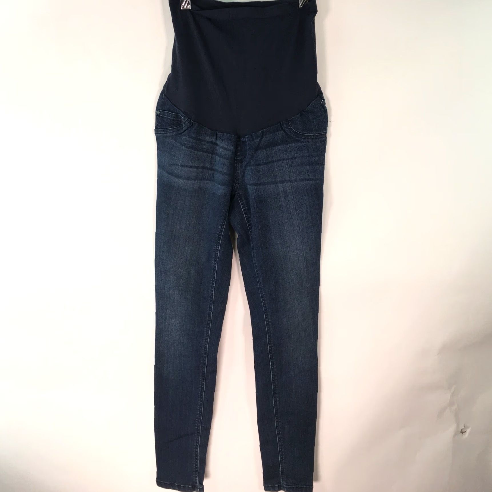 Vintage Women's Indigo Blue Maternity Jeans M 28X27 Size 28" / US 6 / IT 42 - 6 Thumbnail