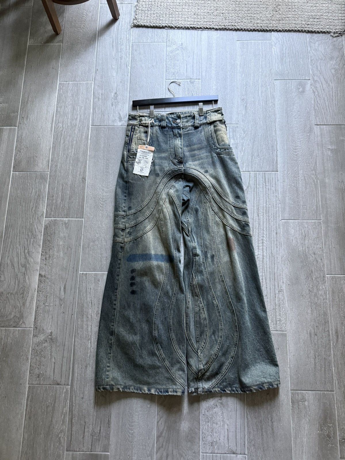 No Faith Studios NO FAITH STUDIOS WAVE DENIM - Blue Size US 30 / EU 46 - 3 Thumbnail