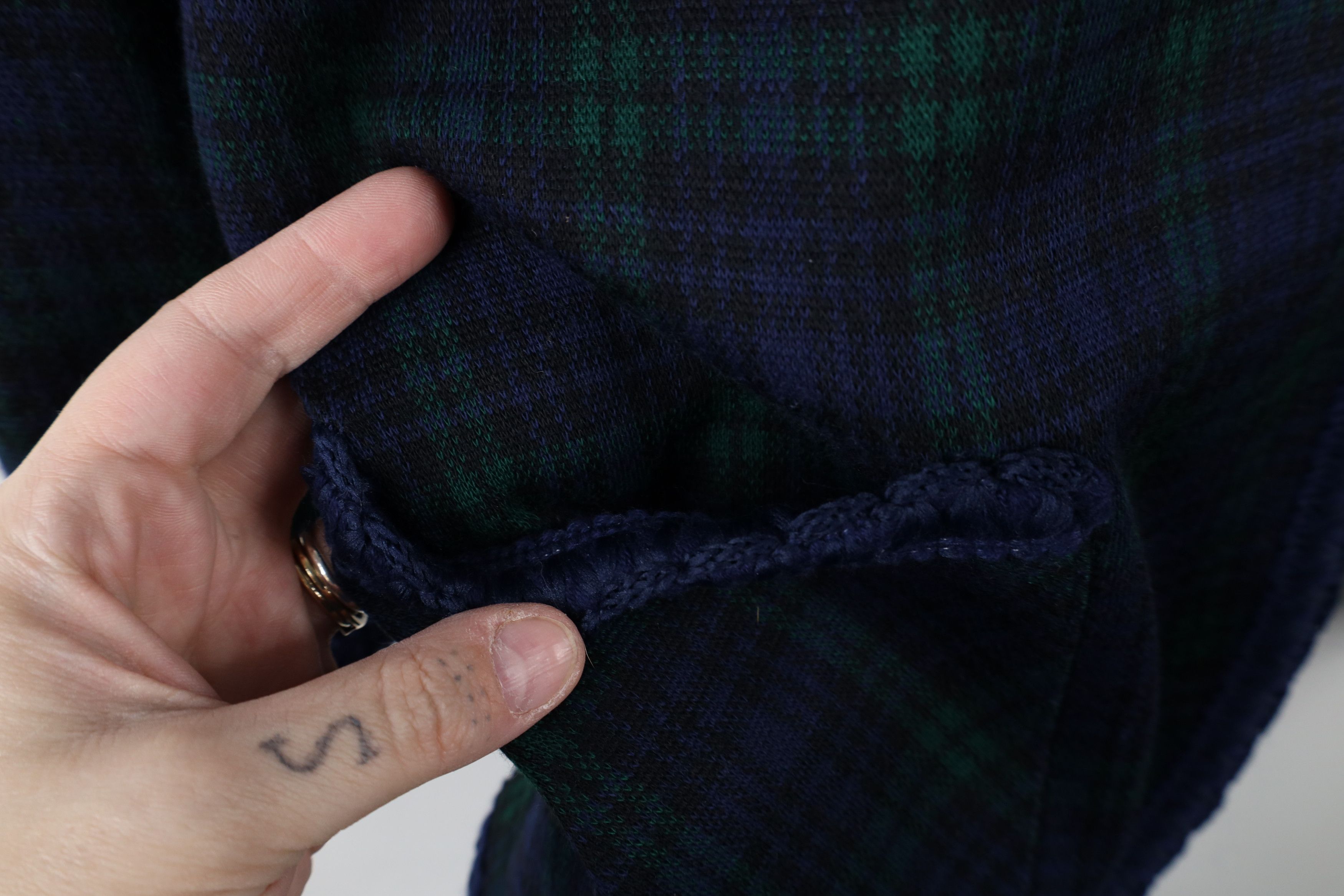 Vintage Vintage 90s Streetwear Button Blazer Suit Jacket Plaid USA Size XXL / US 16-18 / IT 52-54 - 5 Thumbnail