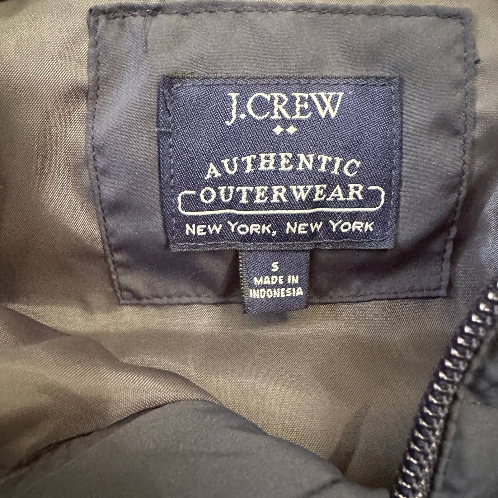 J.Crew J Crew Men's Navy Blue Quilted Down Puffer Jacket Coat S Size US S / EU 44-46 / 1 - 6 Thumbnail